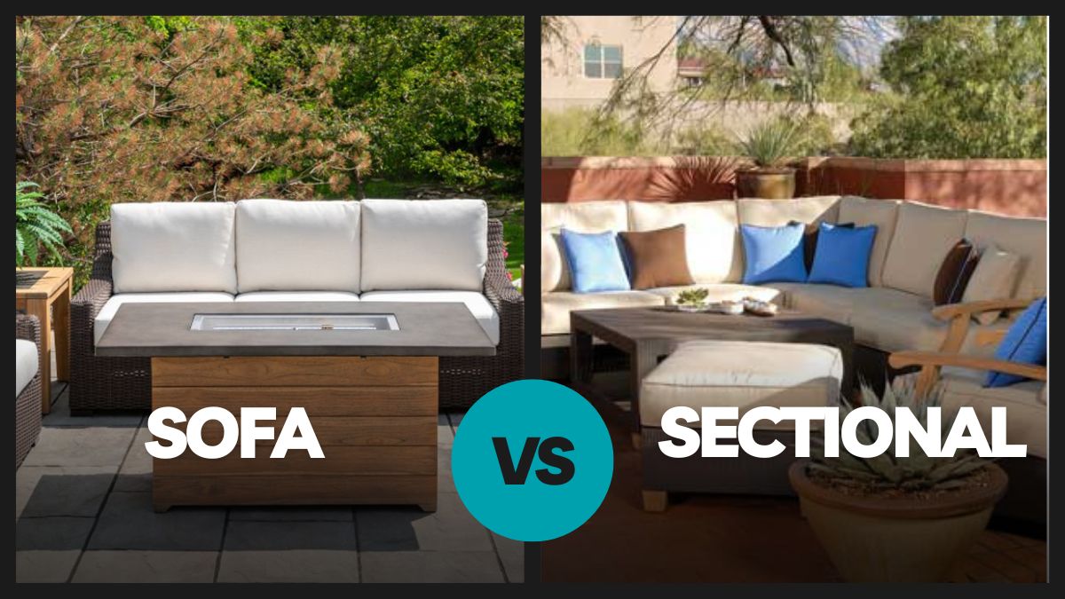 Outdoor Sofa vs. Outdoor Sectional - What Is The Difference