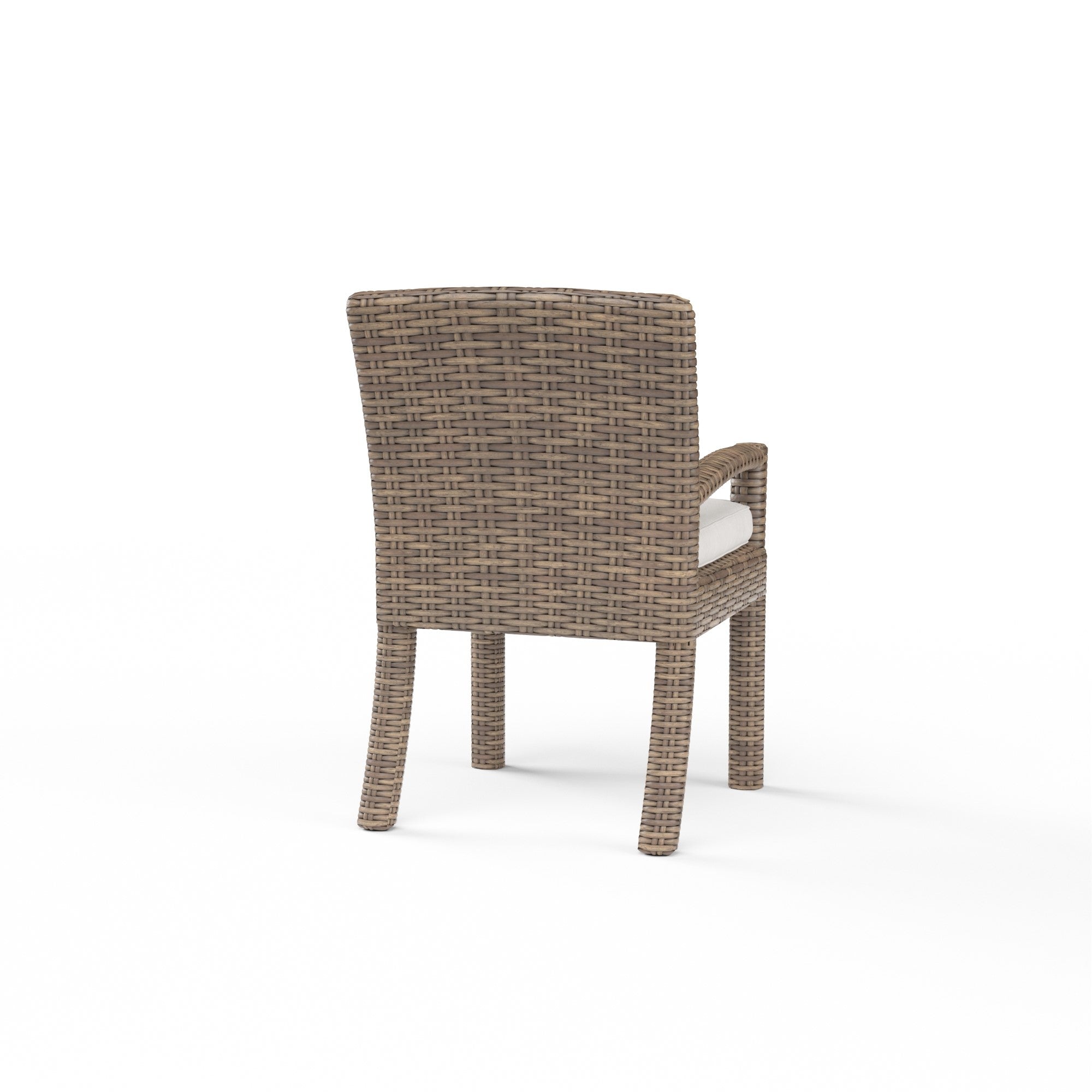Havana Wicker Cushioned Dining Arm Chair