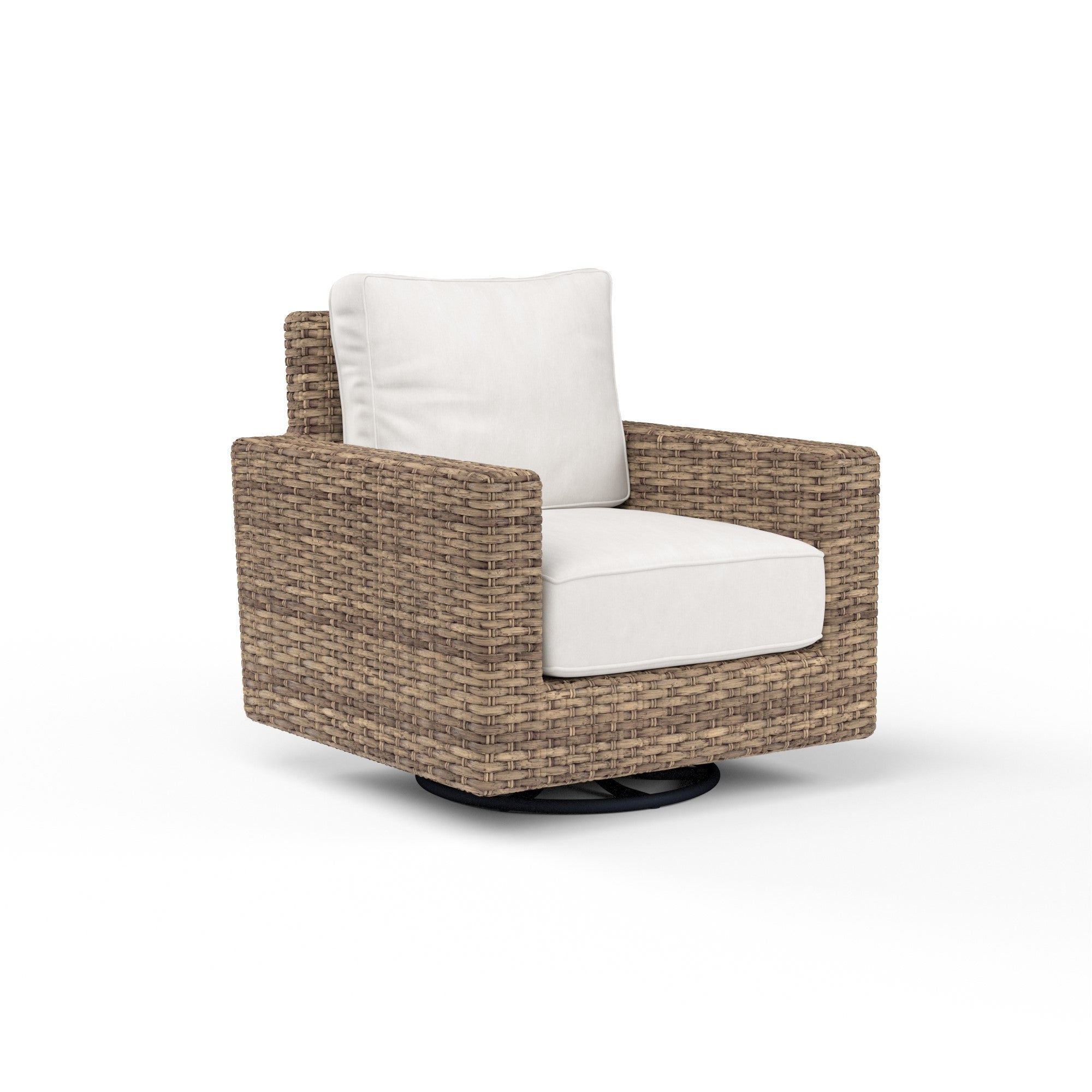 Havana Wicker Swivel Rocker