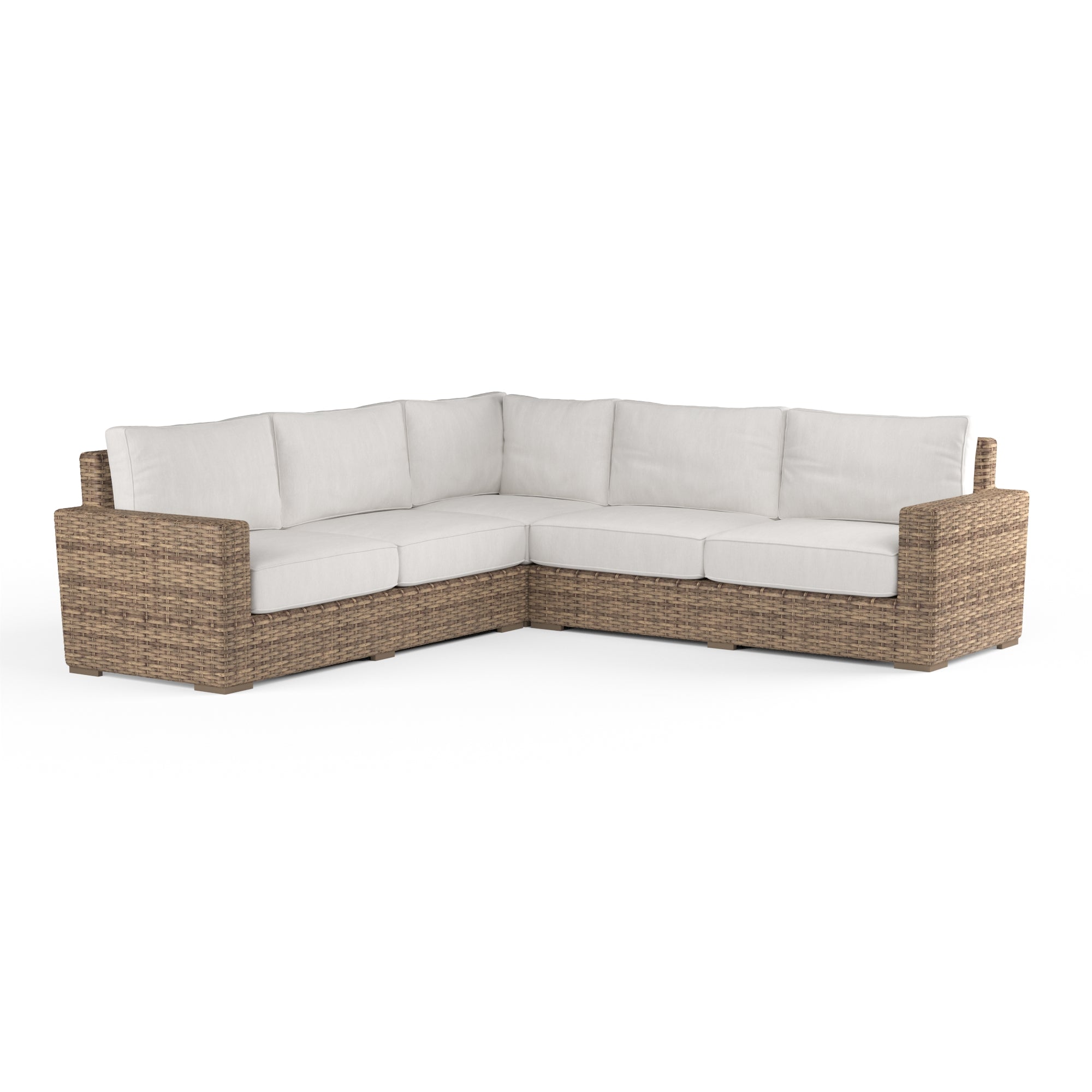 Havana 4-Seat Wicker Sectional Set