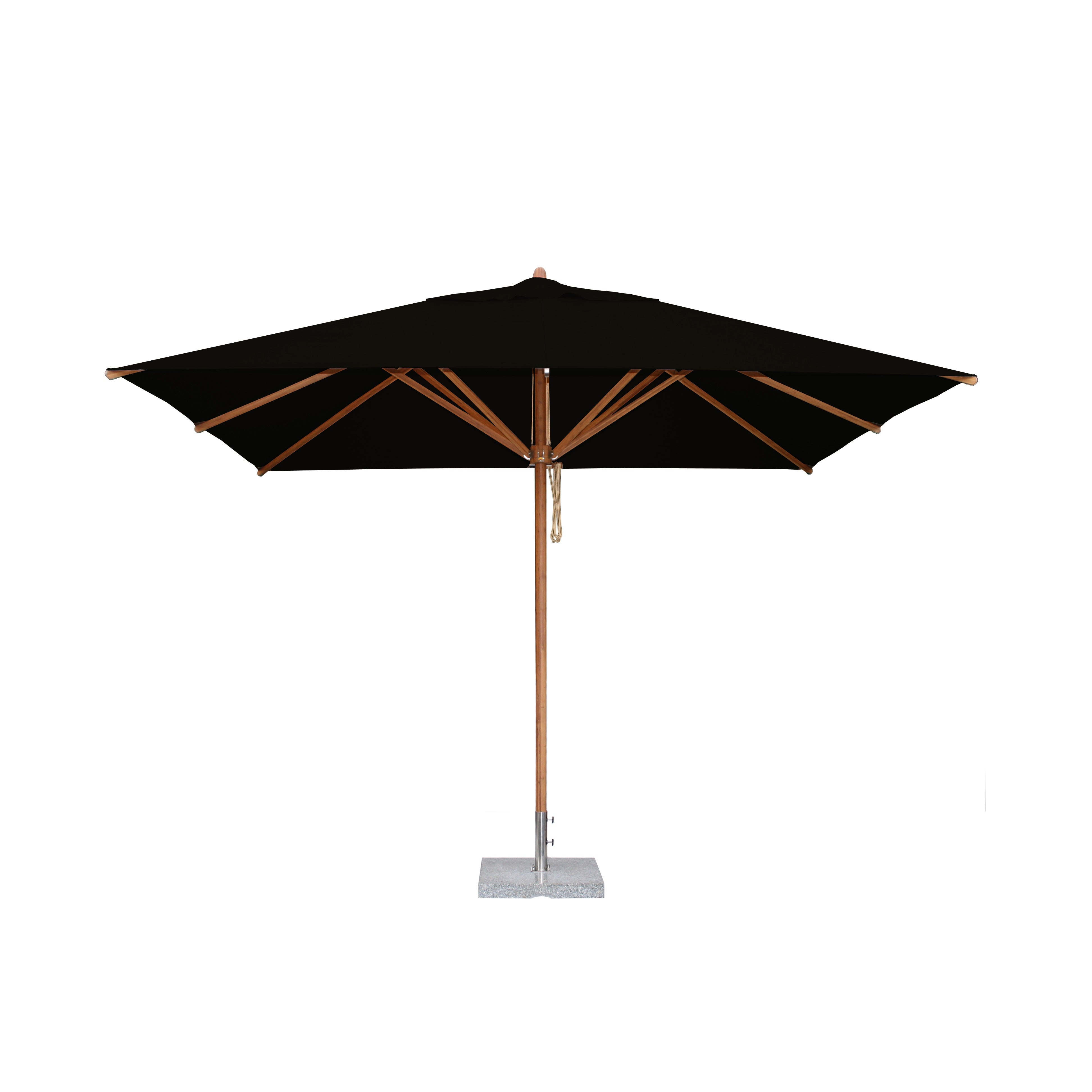 Levante 8.5' x 11.5' Rectangular Bamboo Market Umbrella