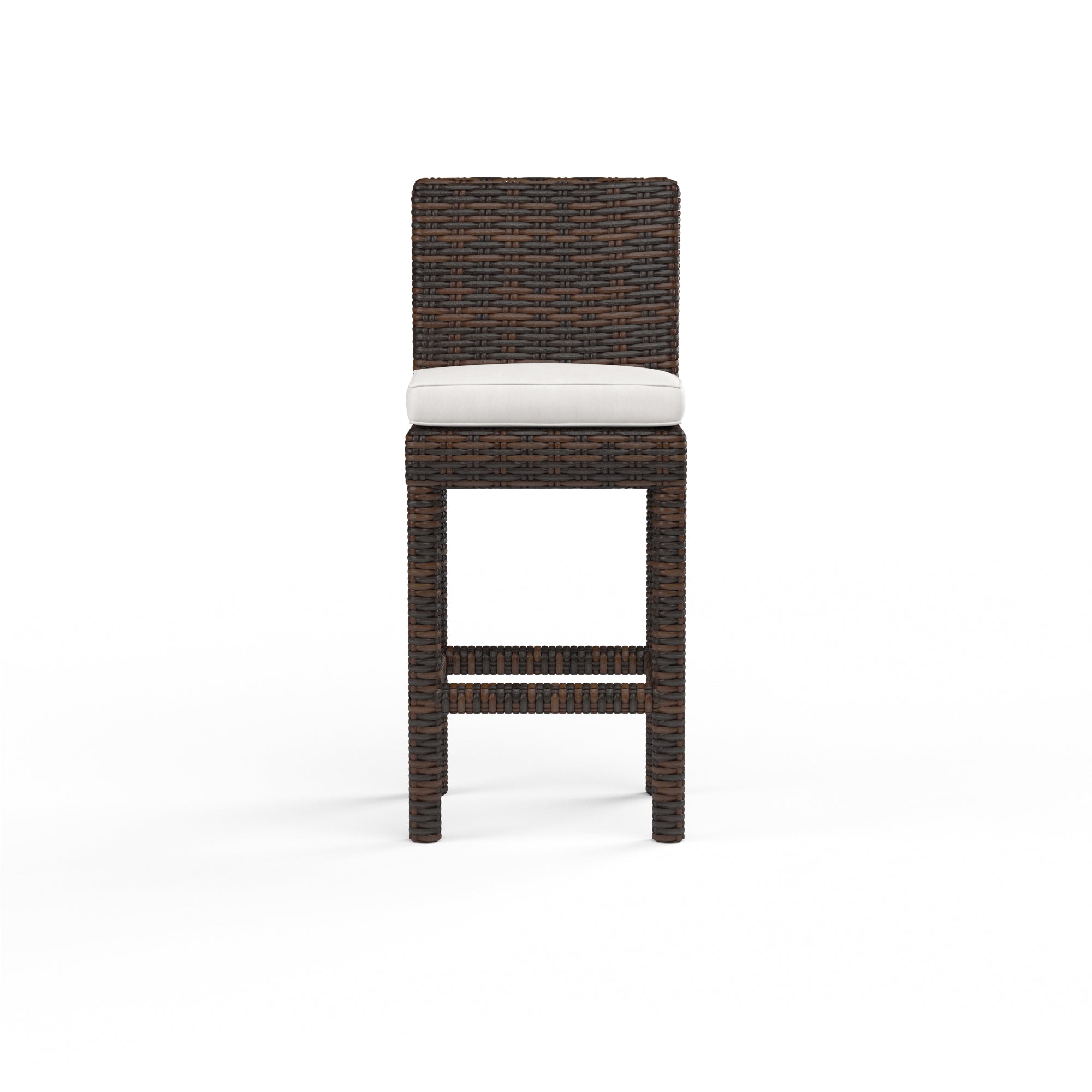 Montecito Wicker Cushioned Bar Stool