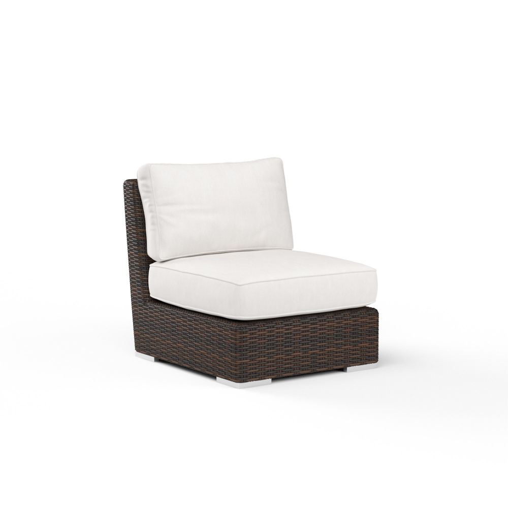 Montecito Wicker Armless Club Chair