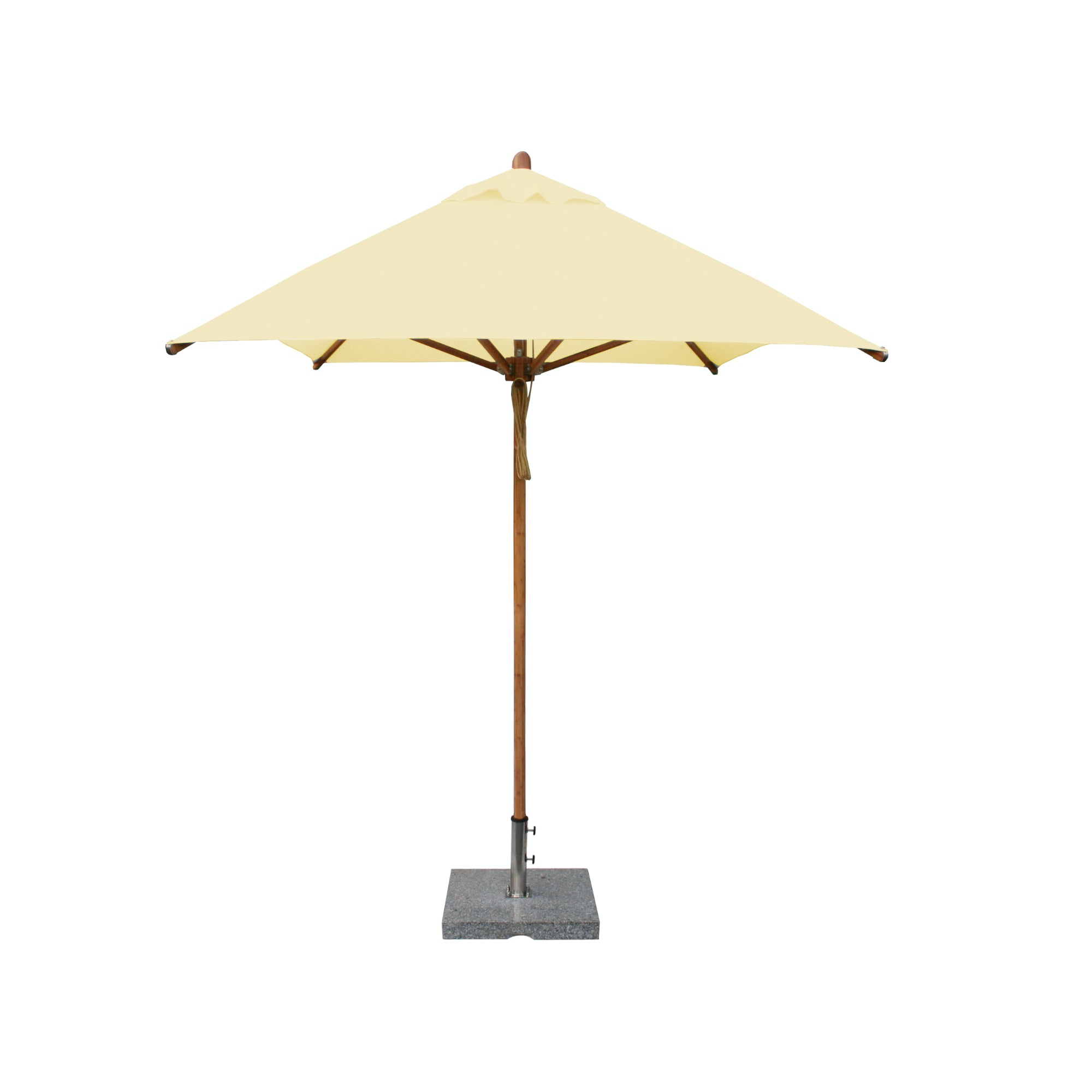 Levante 6.5' x 10' Rectangular Bamboo Market Umbrella
