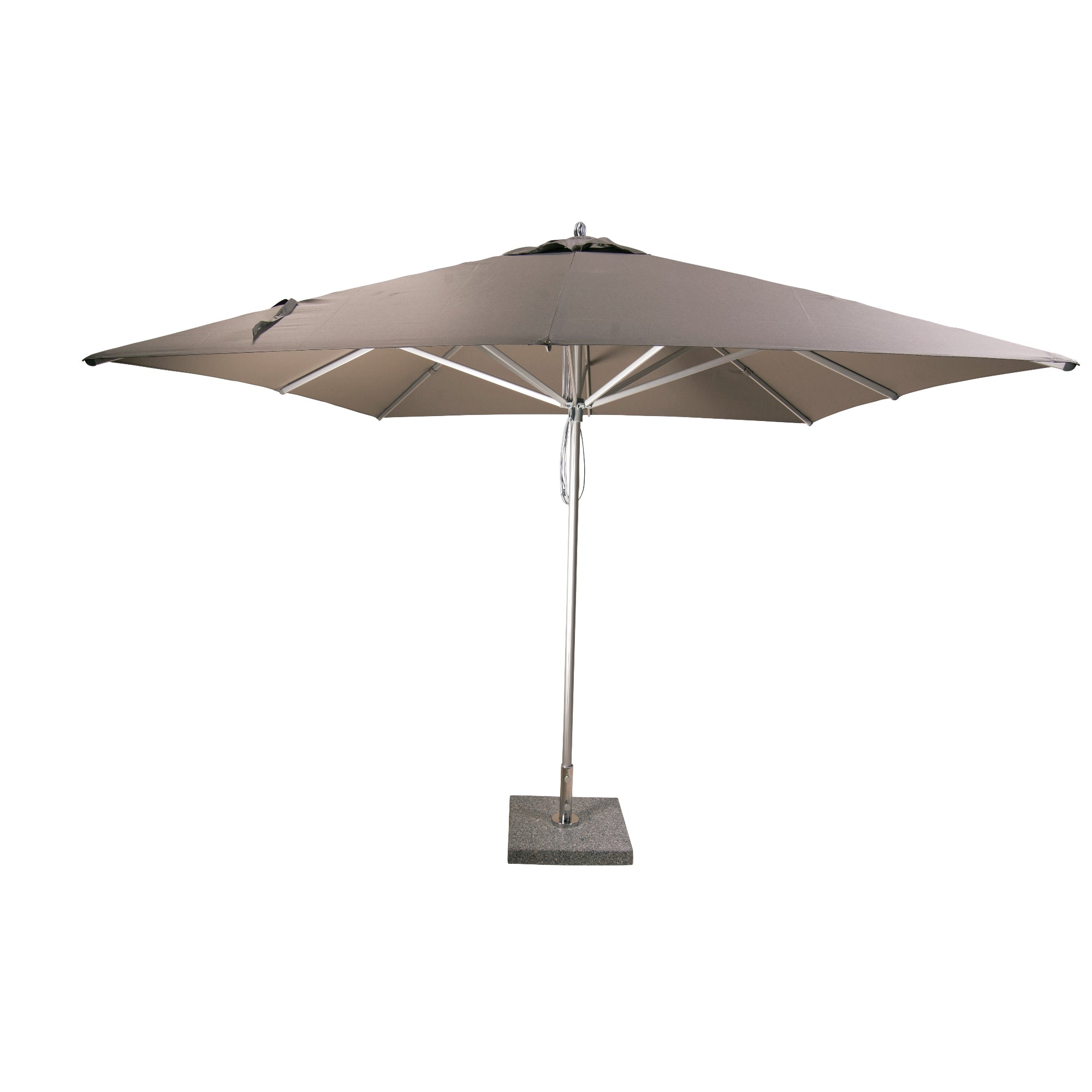 Hurricane 10' Square Aluminum Market Umbrella