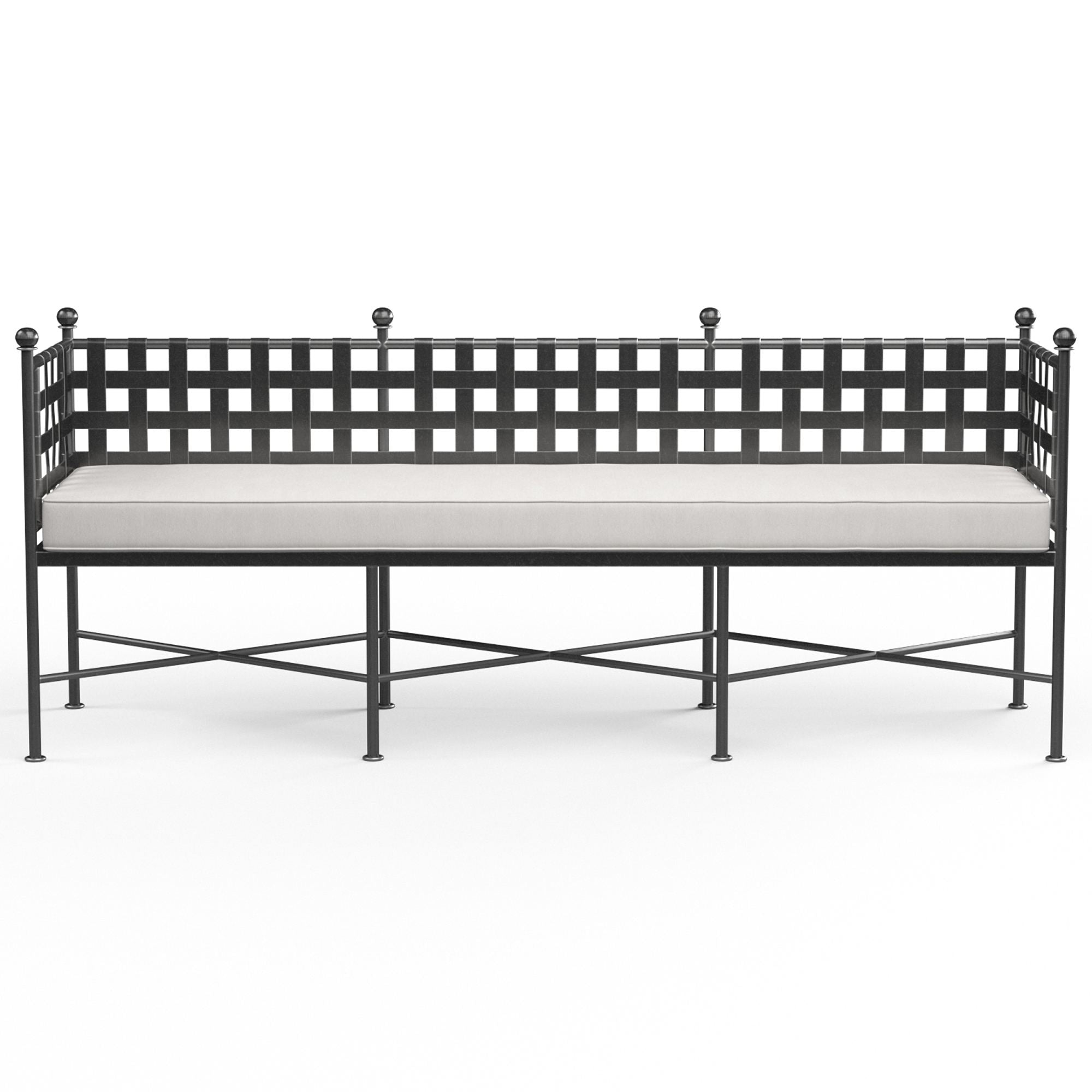 Provence Wrought Iron Bench