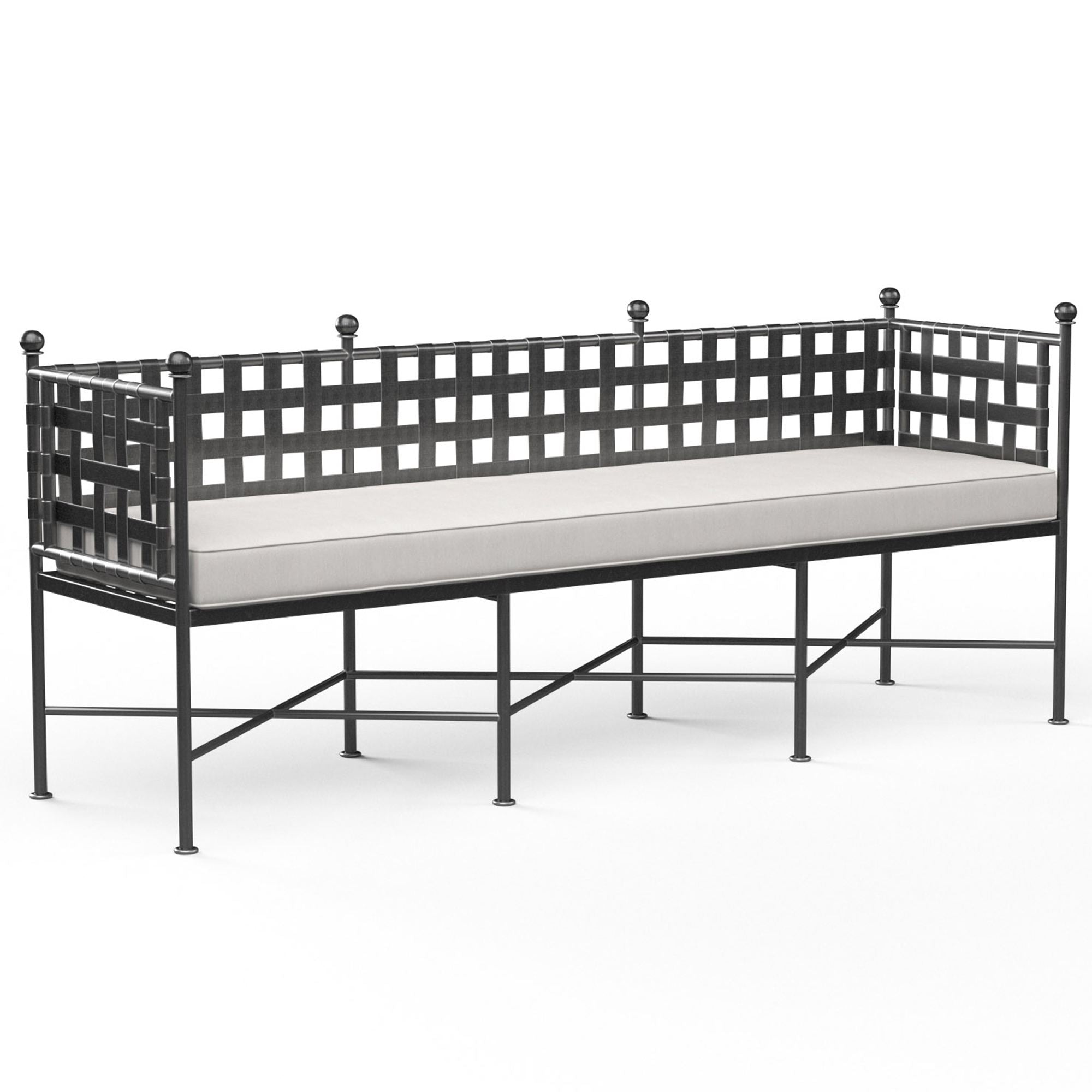 Provence Wrought Iron Bench