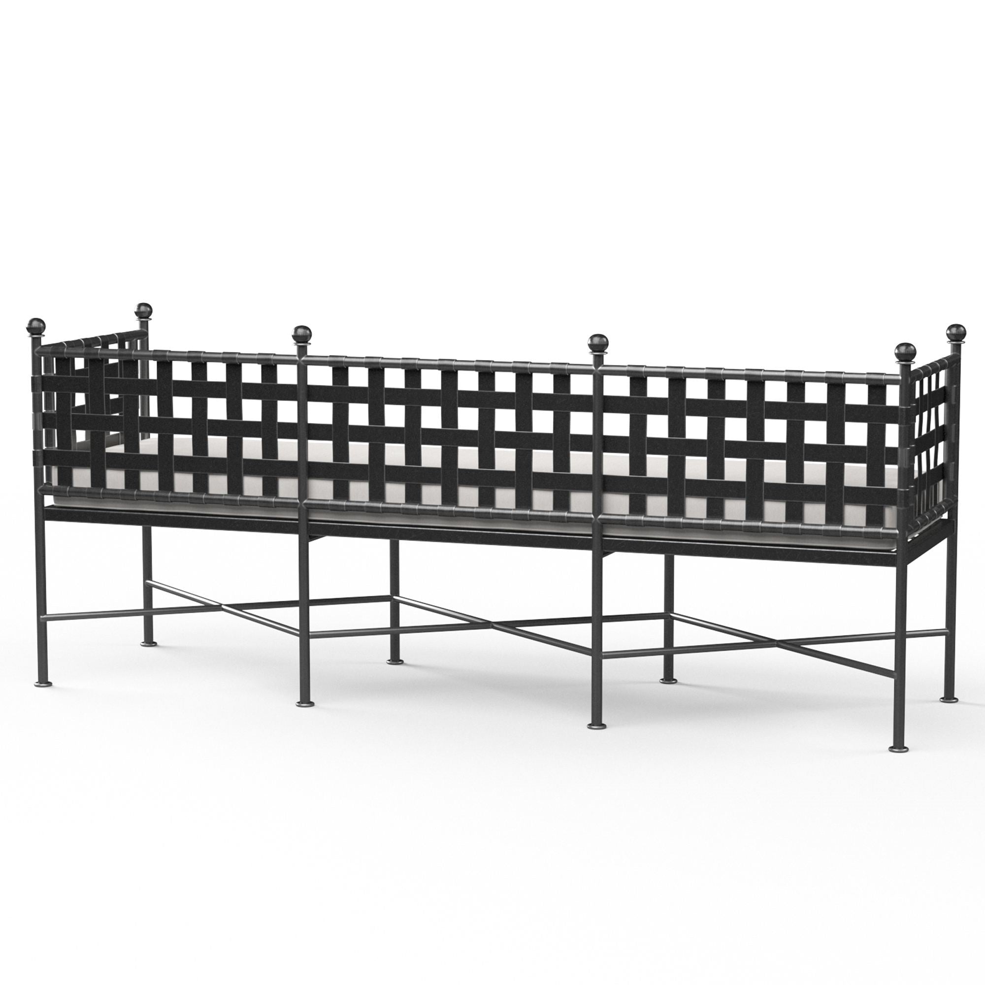 Provence Wrought Iron Bench