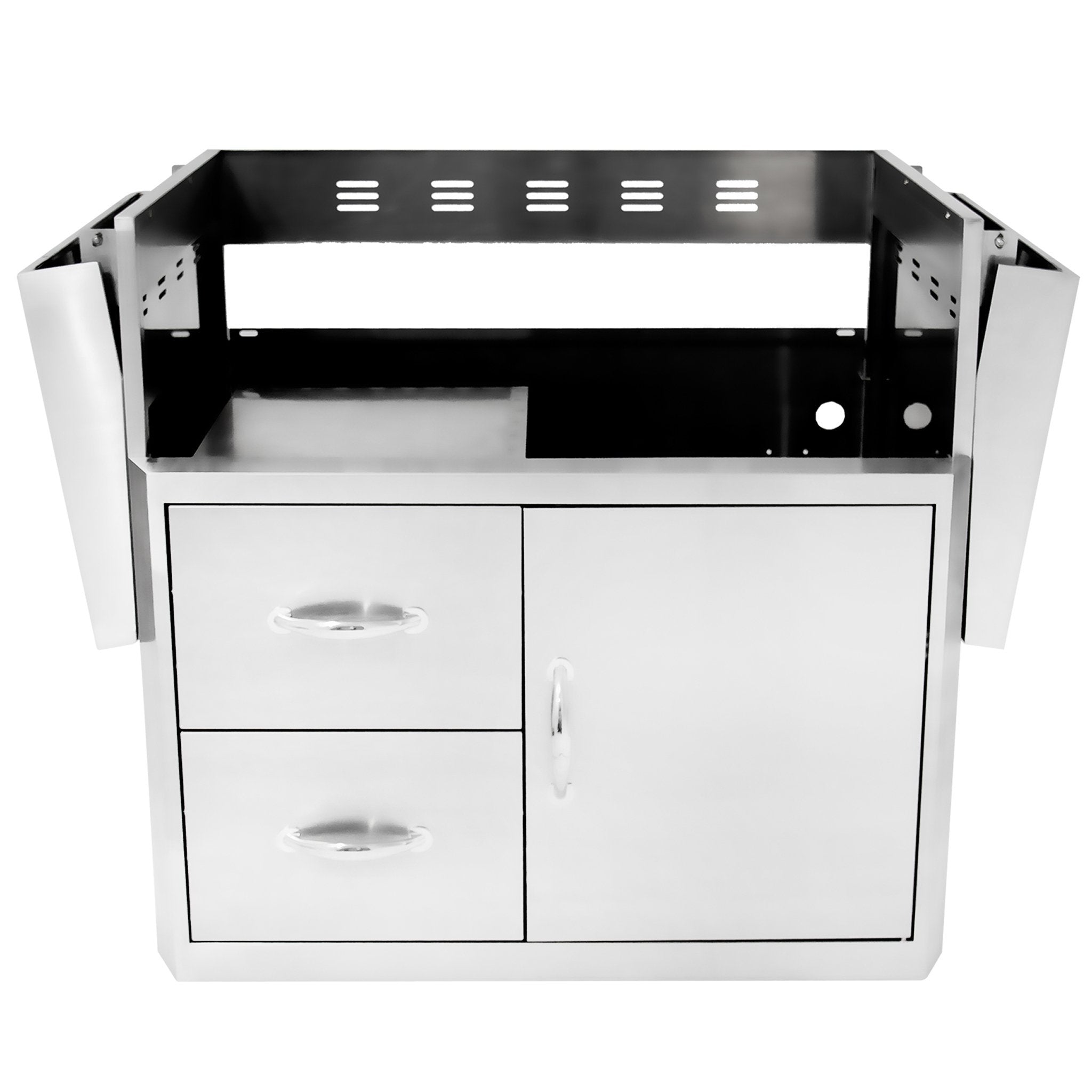 Stainless Steel Grill Cart for Professional 34" 3-Burner Gas Grill