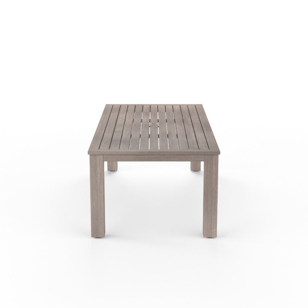 Laguna 90" x 42" Rectangular Aluminum Dining Table