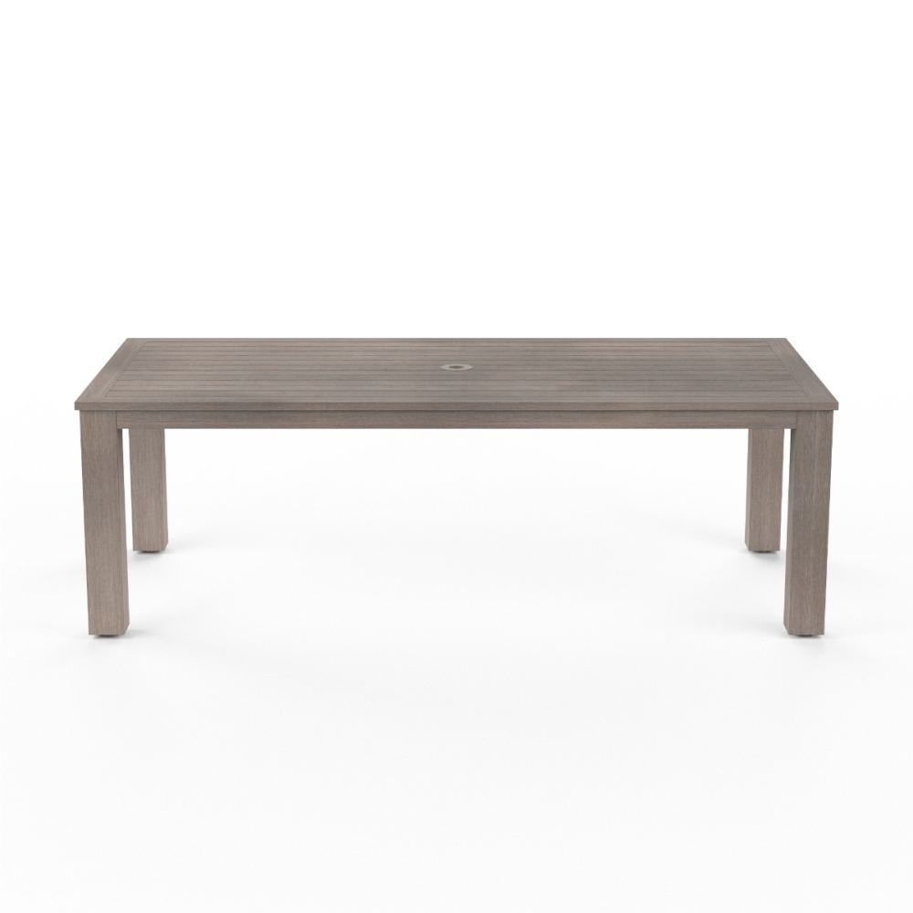 Laguna 90" x 42" Rectangular Aluminum Dining Table