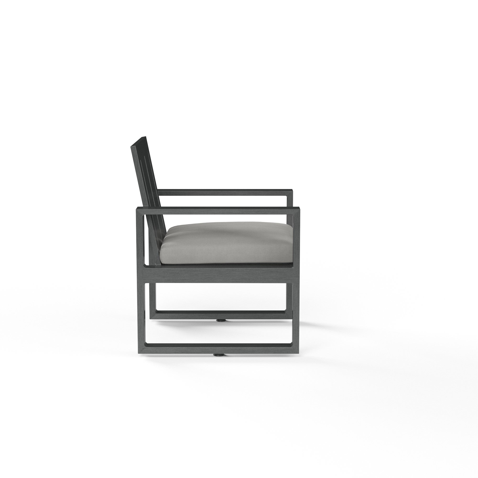 Redondo Aluminum Cushioned Dining Arm Chair