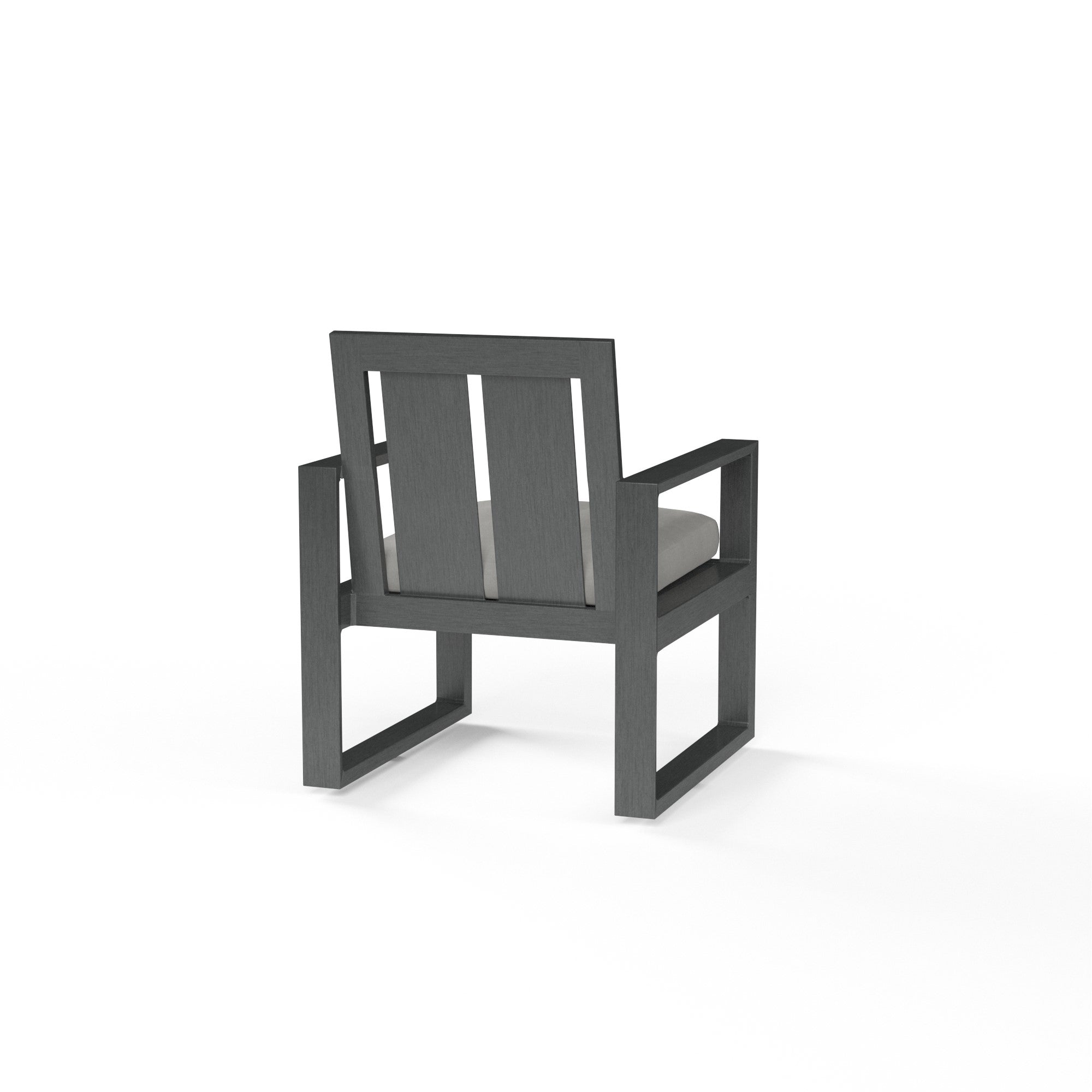 Redondo Aluminum Cushioned Dining Arm Chair