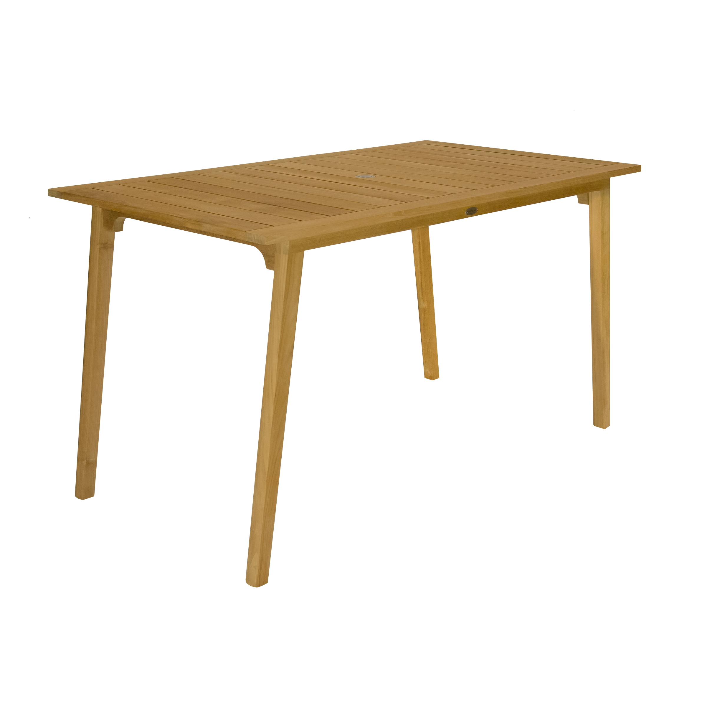 Admiral 40" x 70" Rectangular Bar Table with Umbrella Hole