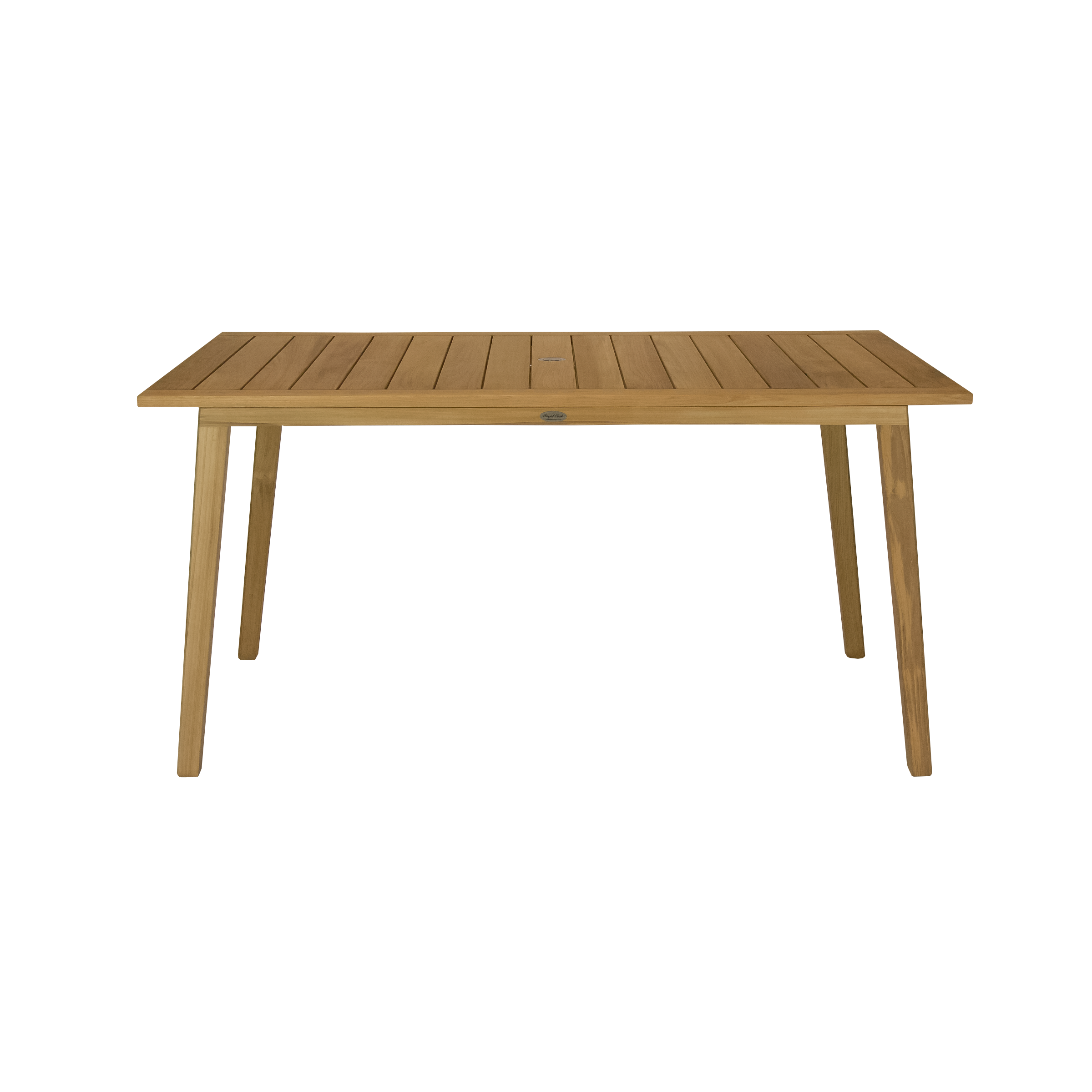 Admiral 40" x 70" Rectangular Counter Table with Umbrella Hole