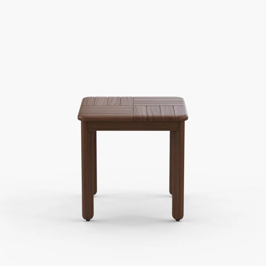 Foundations 20" Square Ipe Wood Side Table