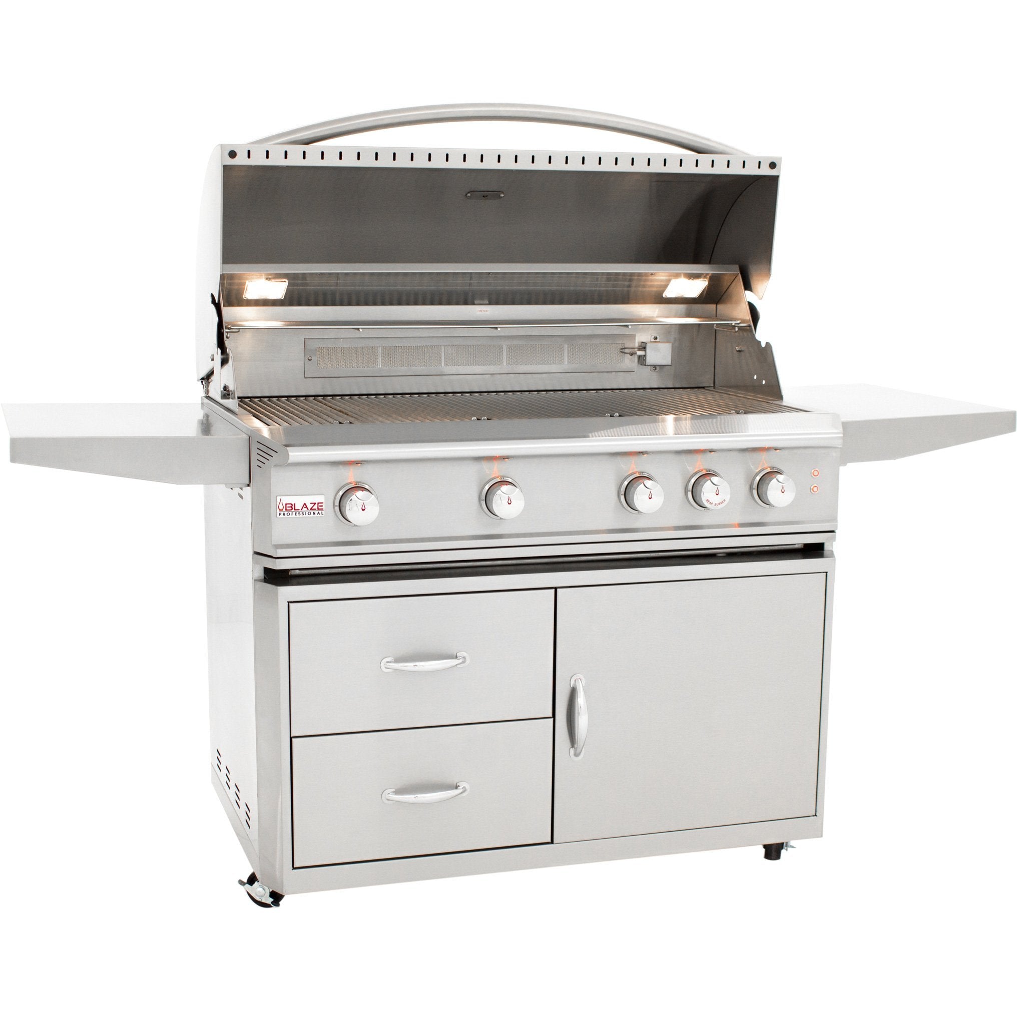 Stainless Steel Grill Cart for Professional 44" 4-Burner Gas Grill