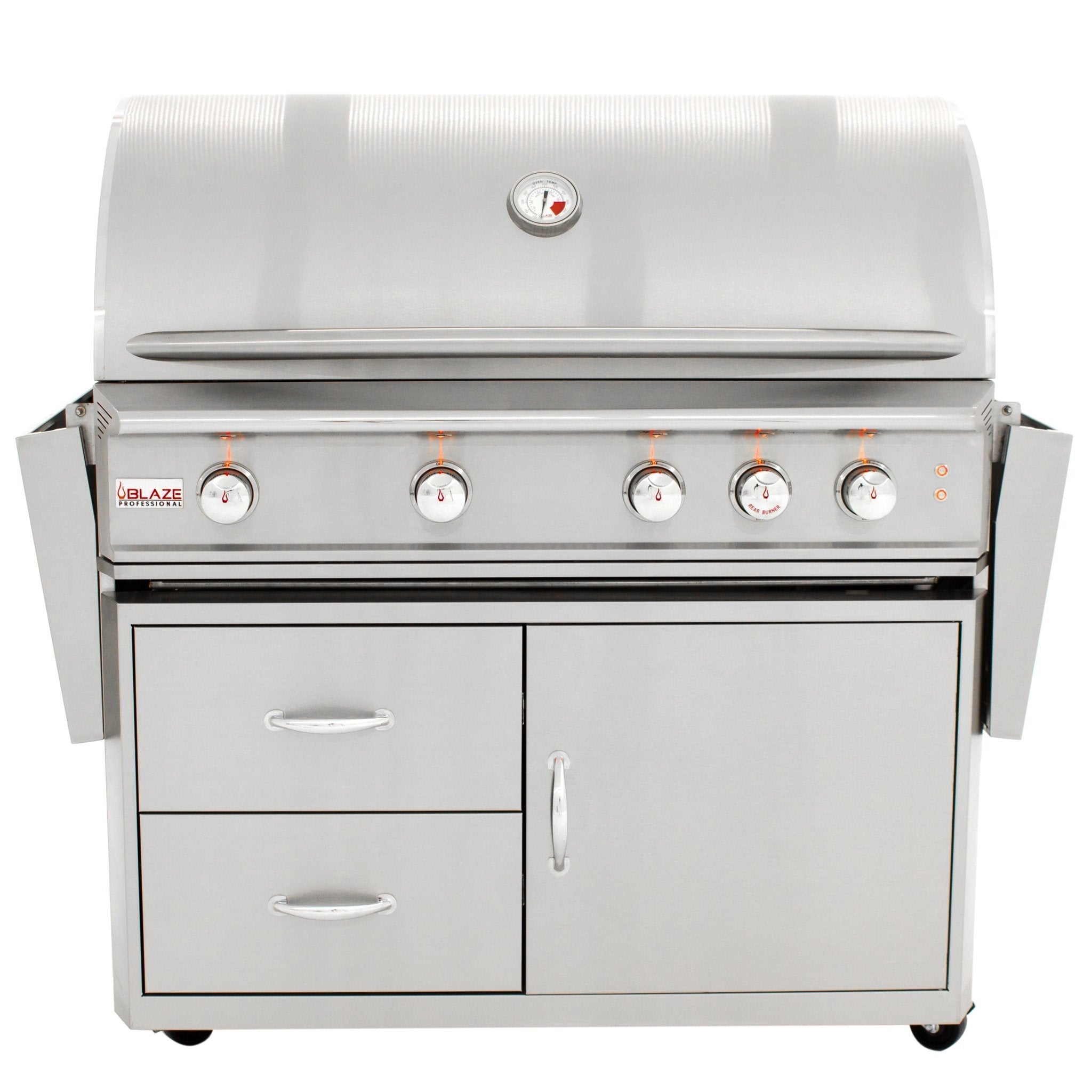 Stainless Steel Grill Cart for Professional 44" 4-Burner Gas Grill