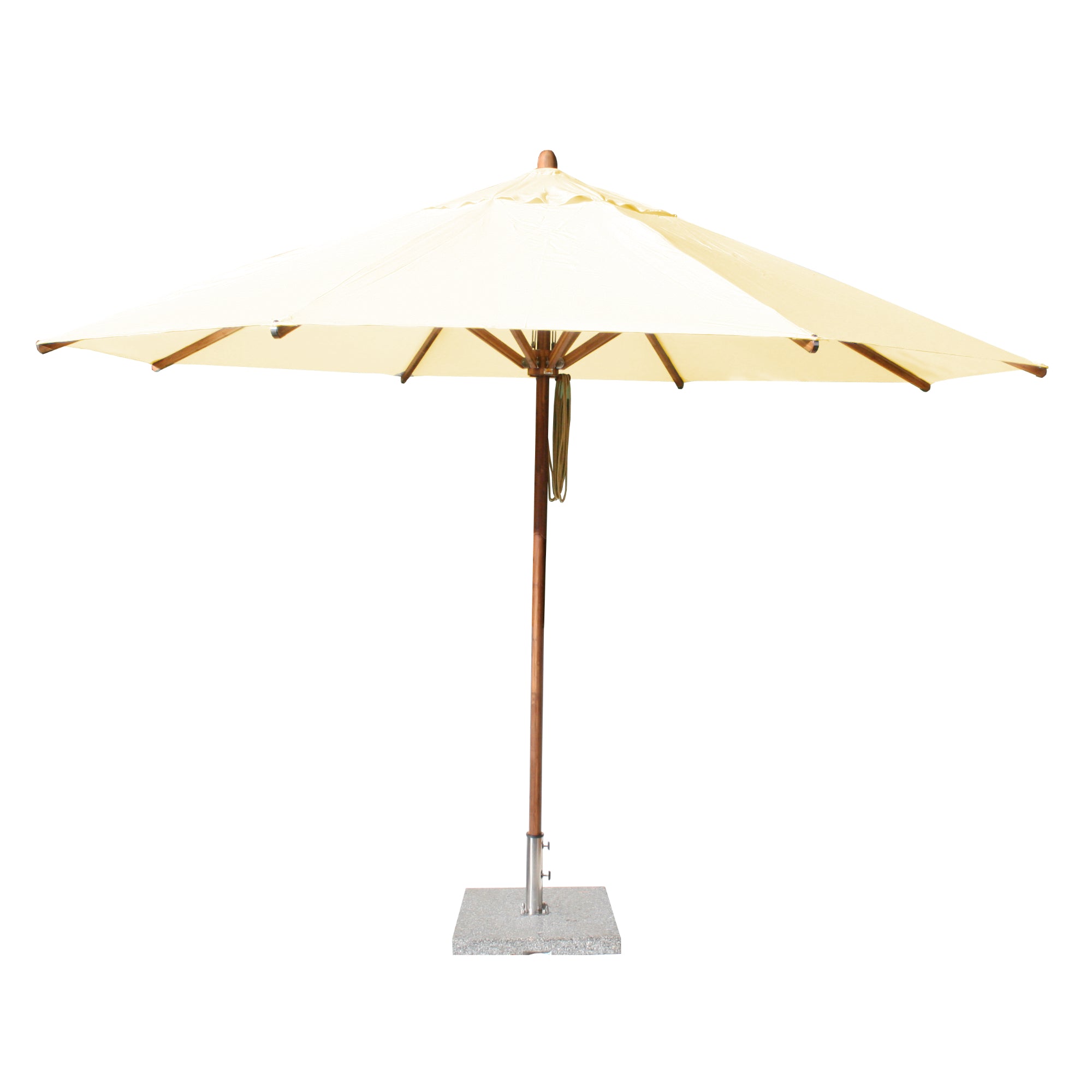 Levante 13' Round Bamboo Market Umbrella
