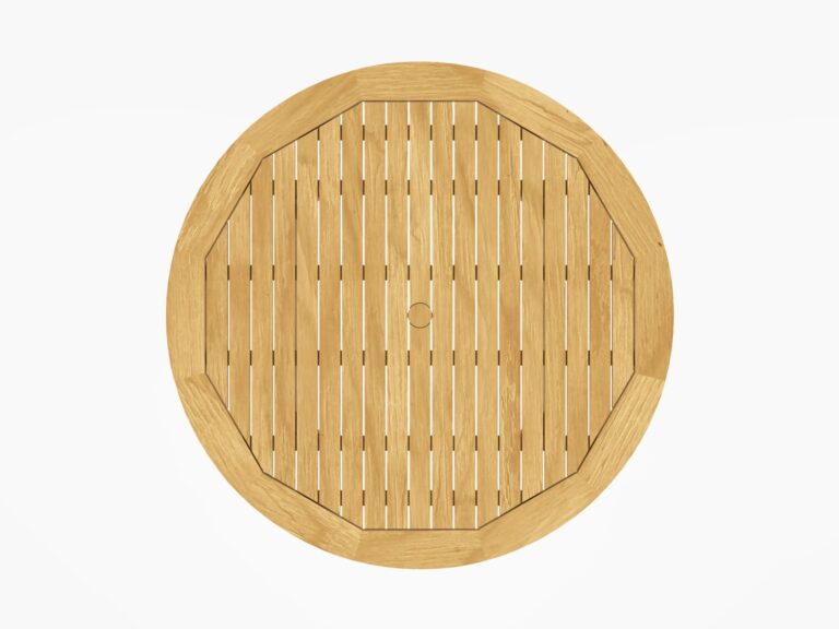 Foundations 52" Round Teak Dining Table 50210