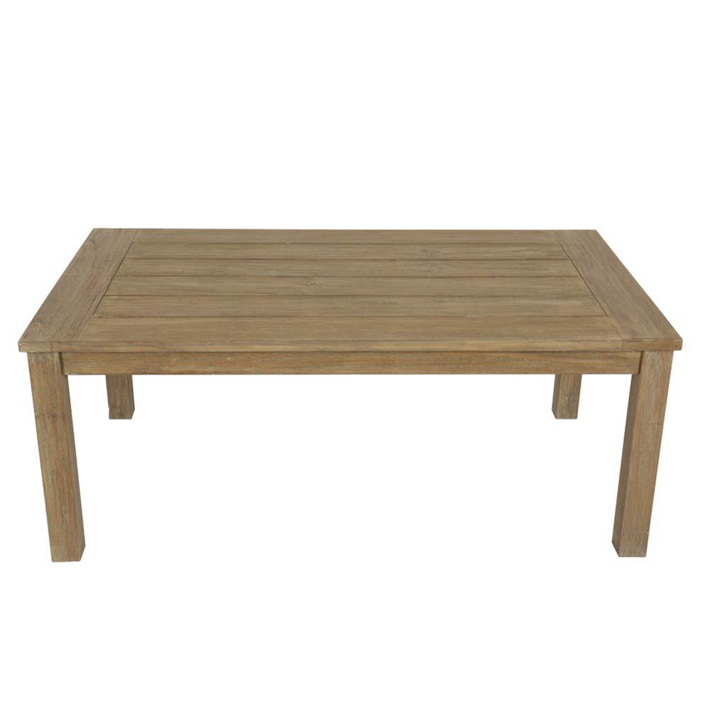 Coastal Teak 50" x 28" Rectangular Coffee Table