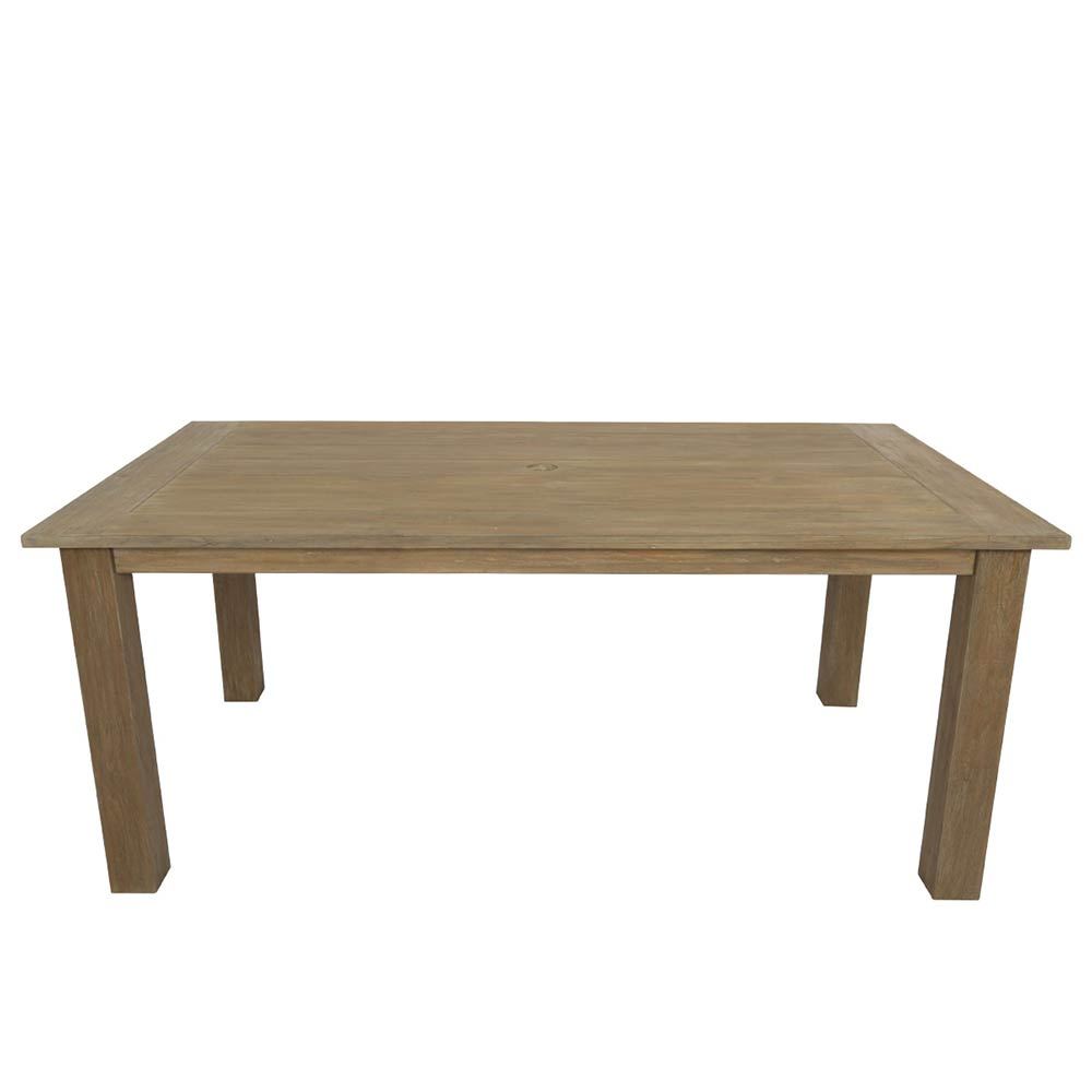 Coastal Teak 72" x 29" Rectangular Dining Table