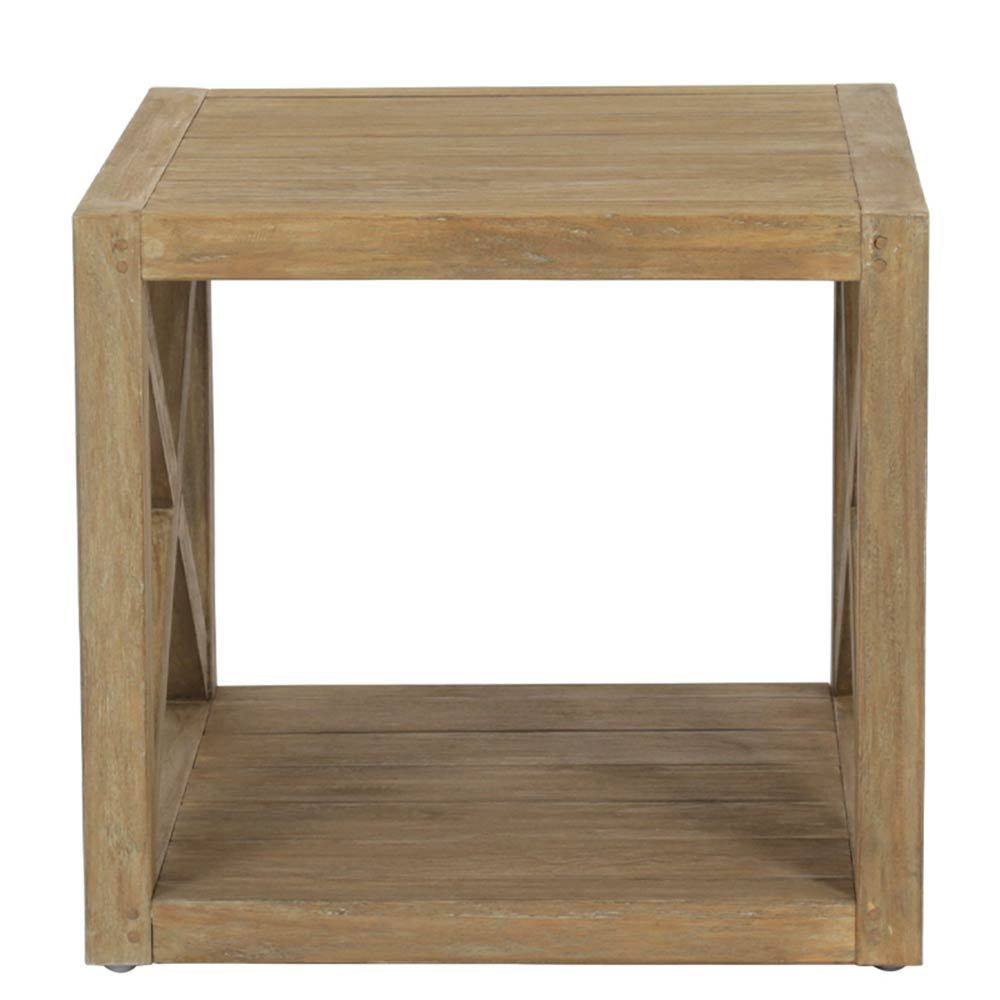 Coastal Teak 22" Square X End Table