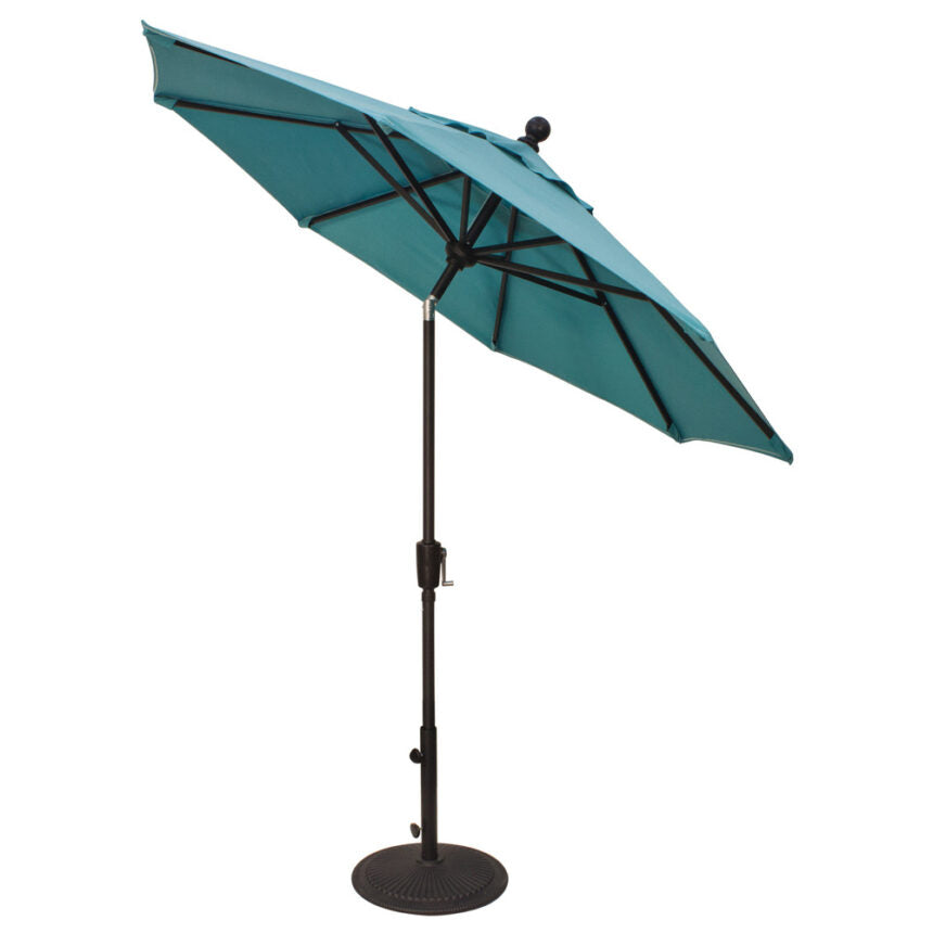 Push Button Tilt 7.5' Octagon Aluminum Market Umbrella
