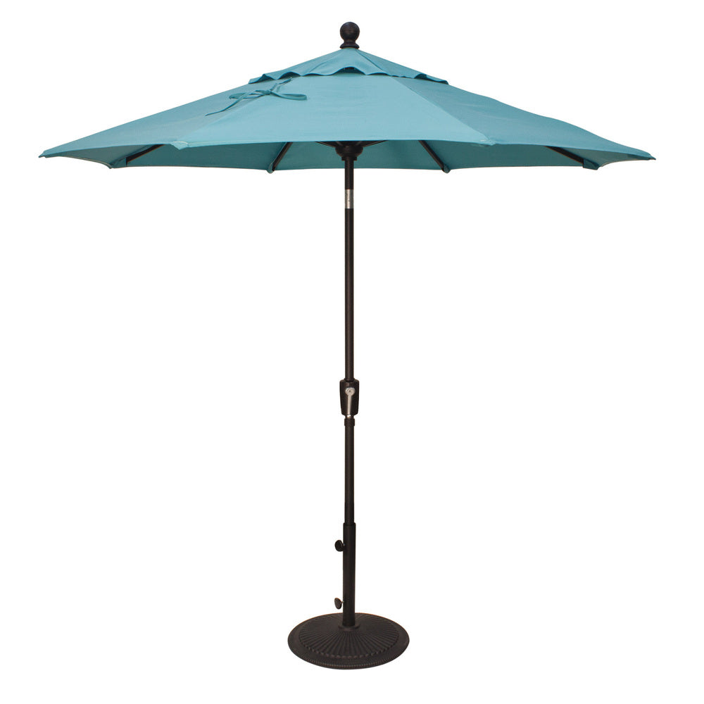 Push Button Tilt 7.5' Octagon Aluminum Market Umbrella