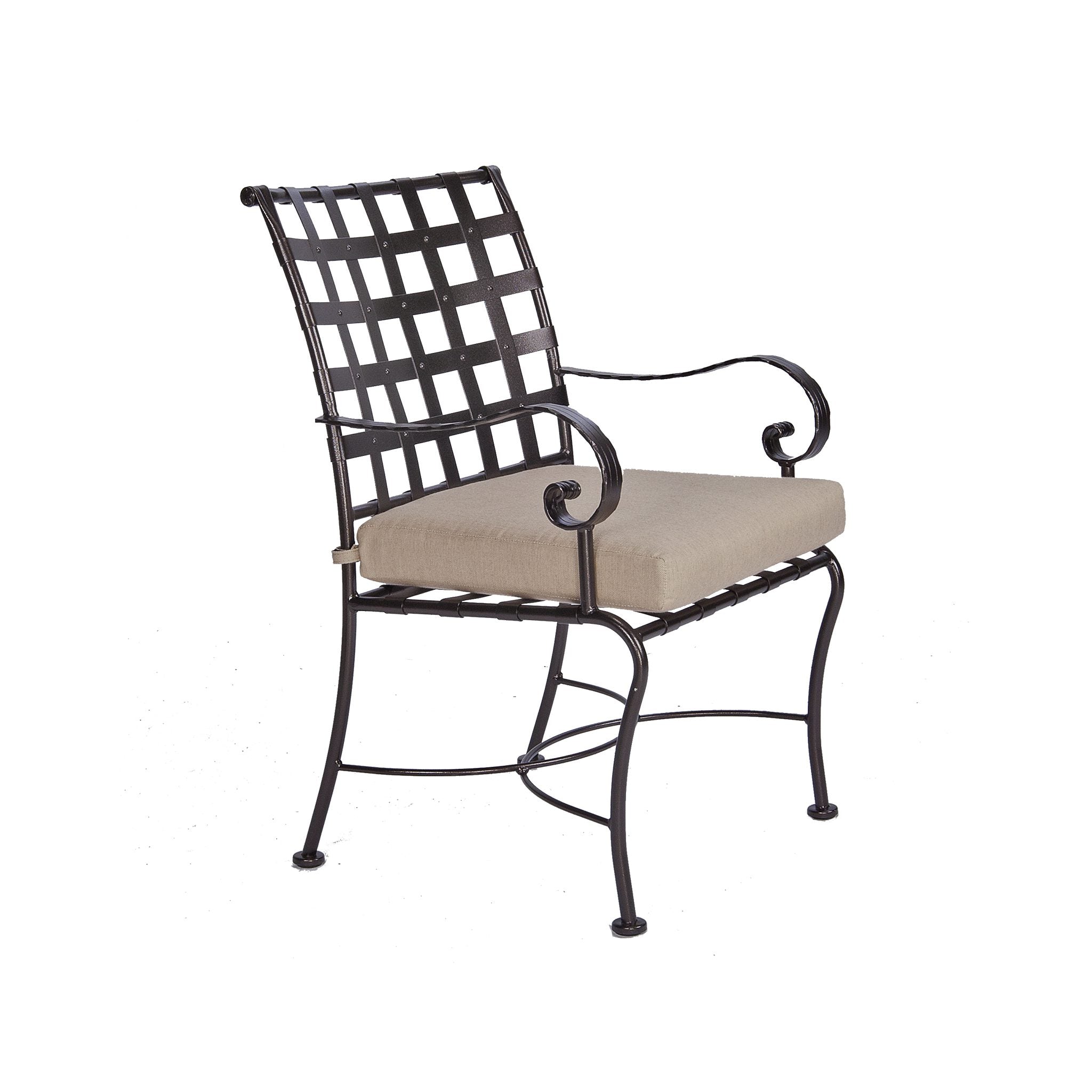 Classico-W Cushioned Dining Arm Chair