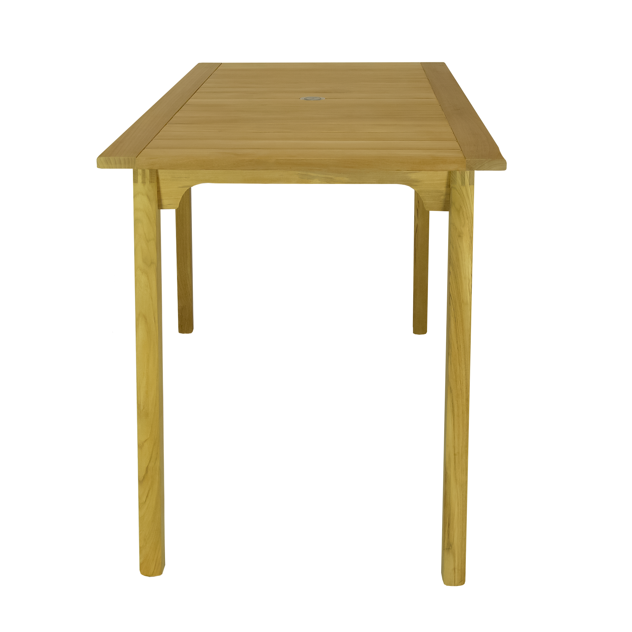 Admiral 32" x 65" Rectangular Counter Table with Umbrella Hole