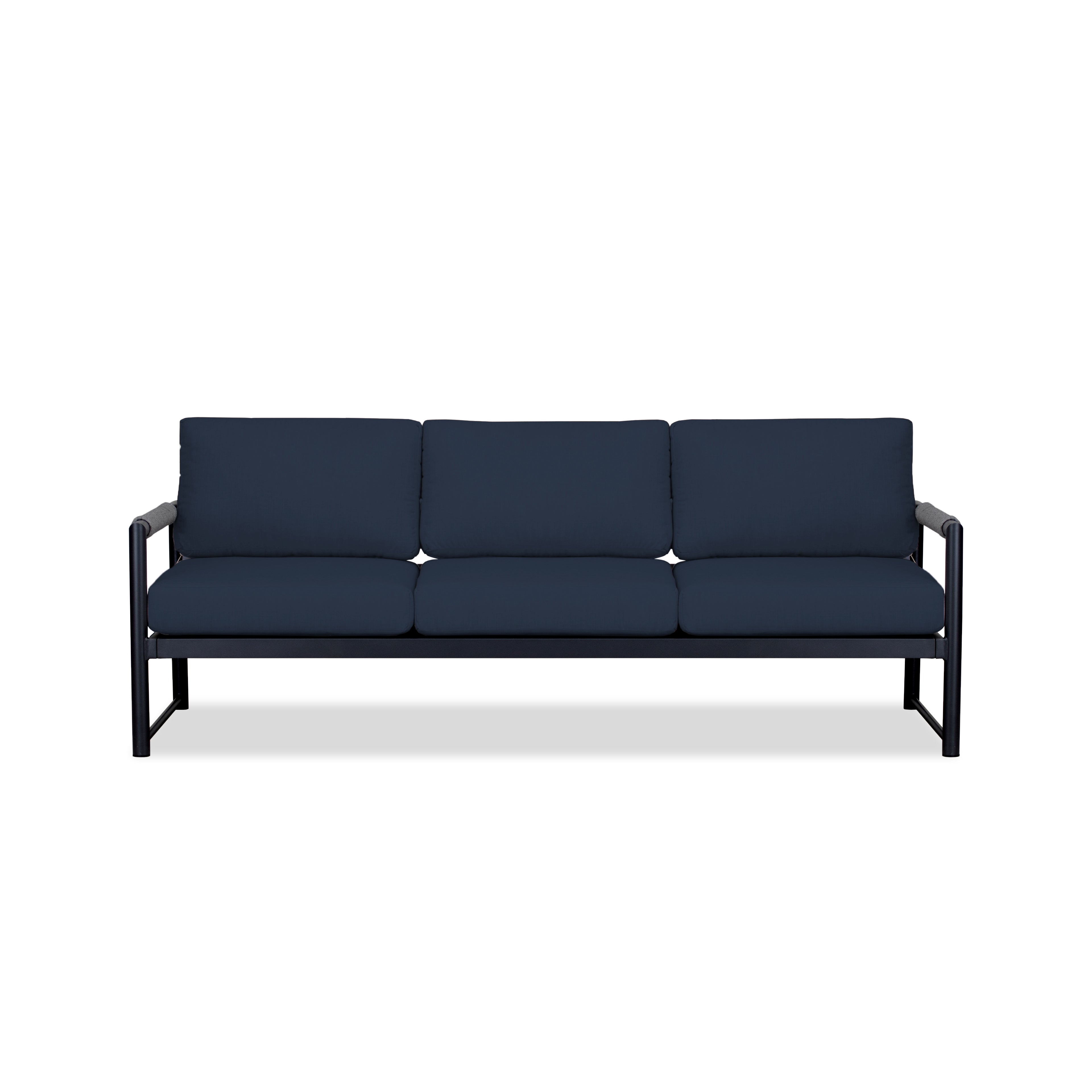 Alto Sofa#Finish_Black#Fabric_Spectrum Indigo