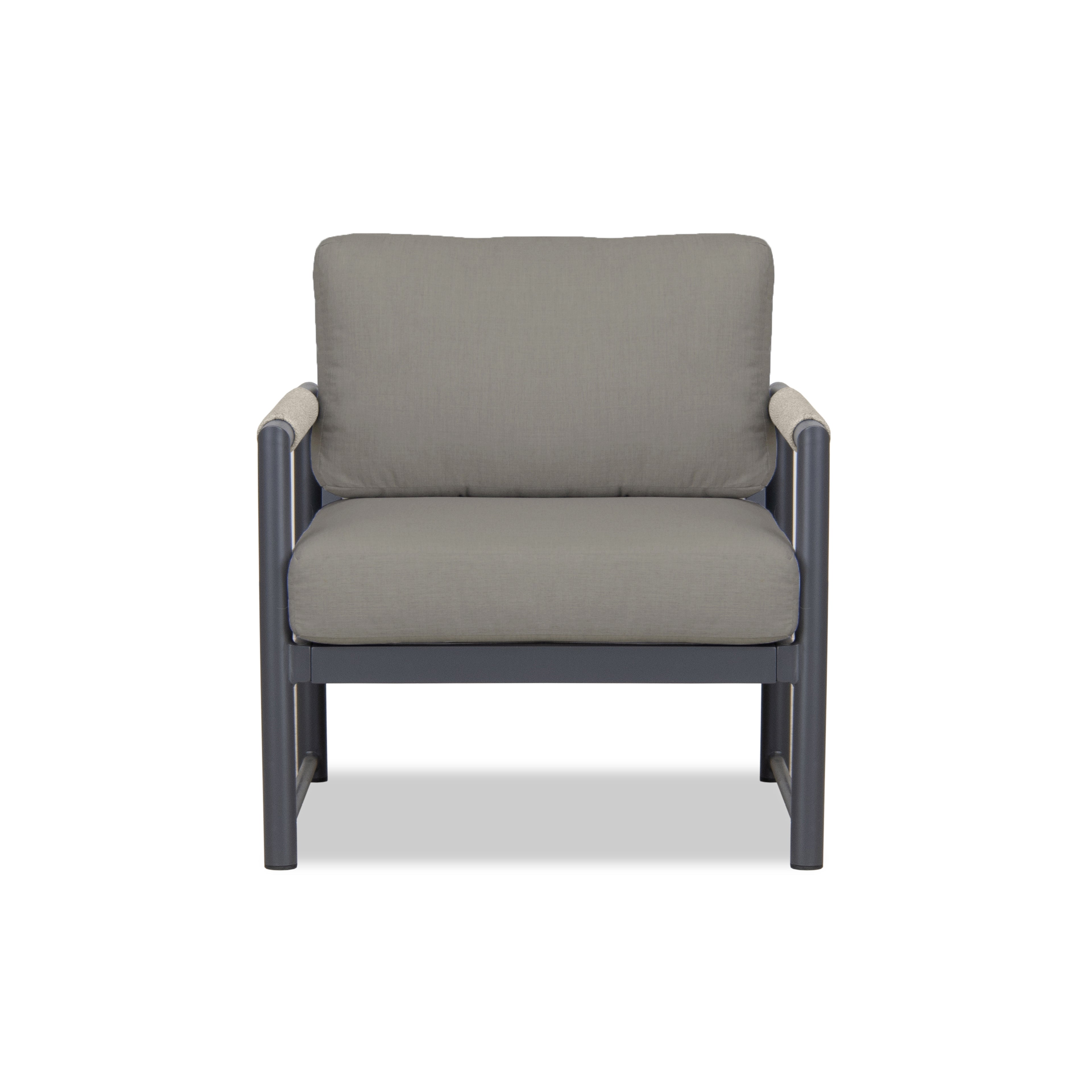 Alto Club Chair#Finish_Slate#Fabric_Canvas Charcoal