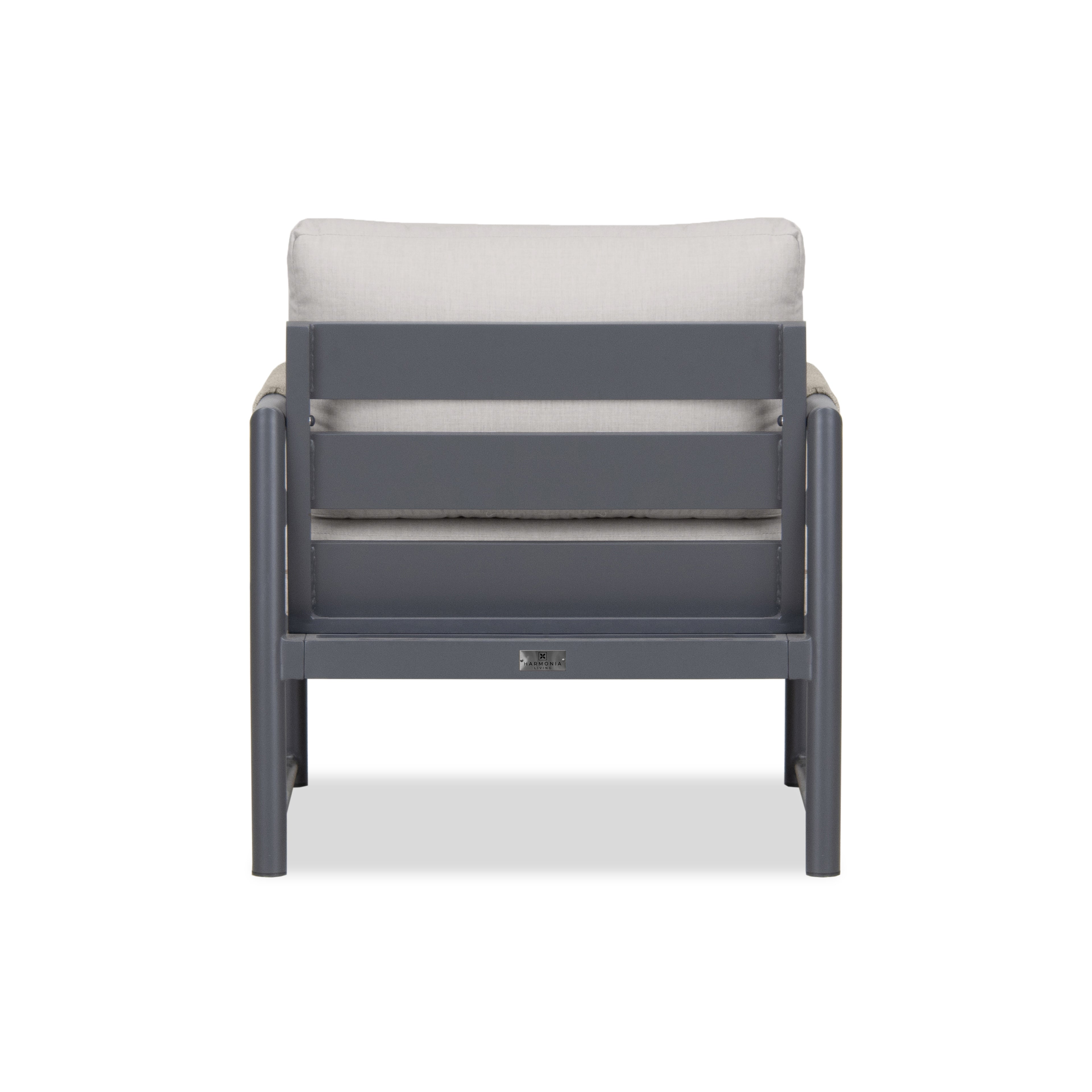 Alto Club Chair#Finish_Slate#Fabric_Cast Silver