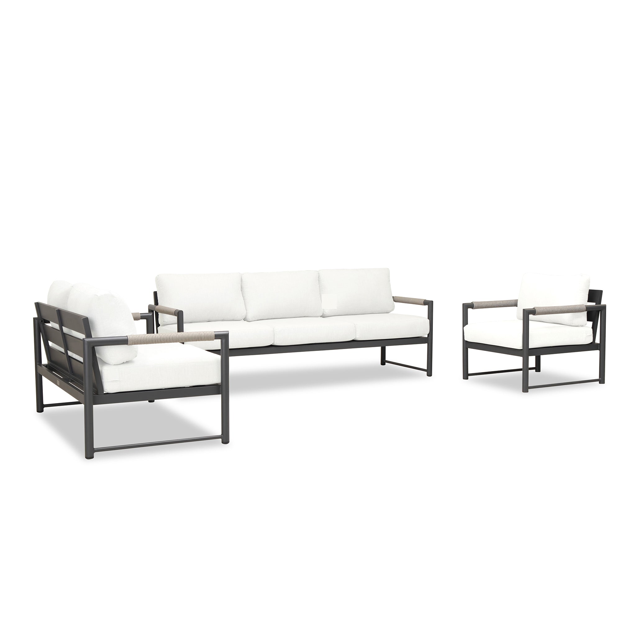 variant:Club Chair and Loveseat / Slate/Pebble Gray / Canvas Natural