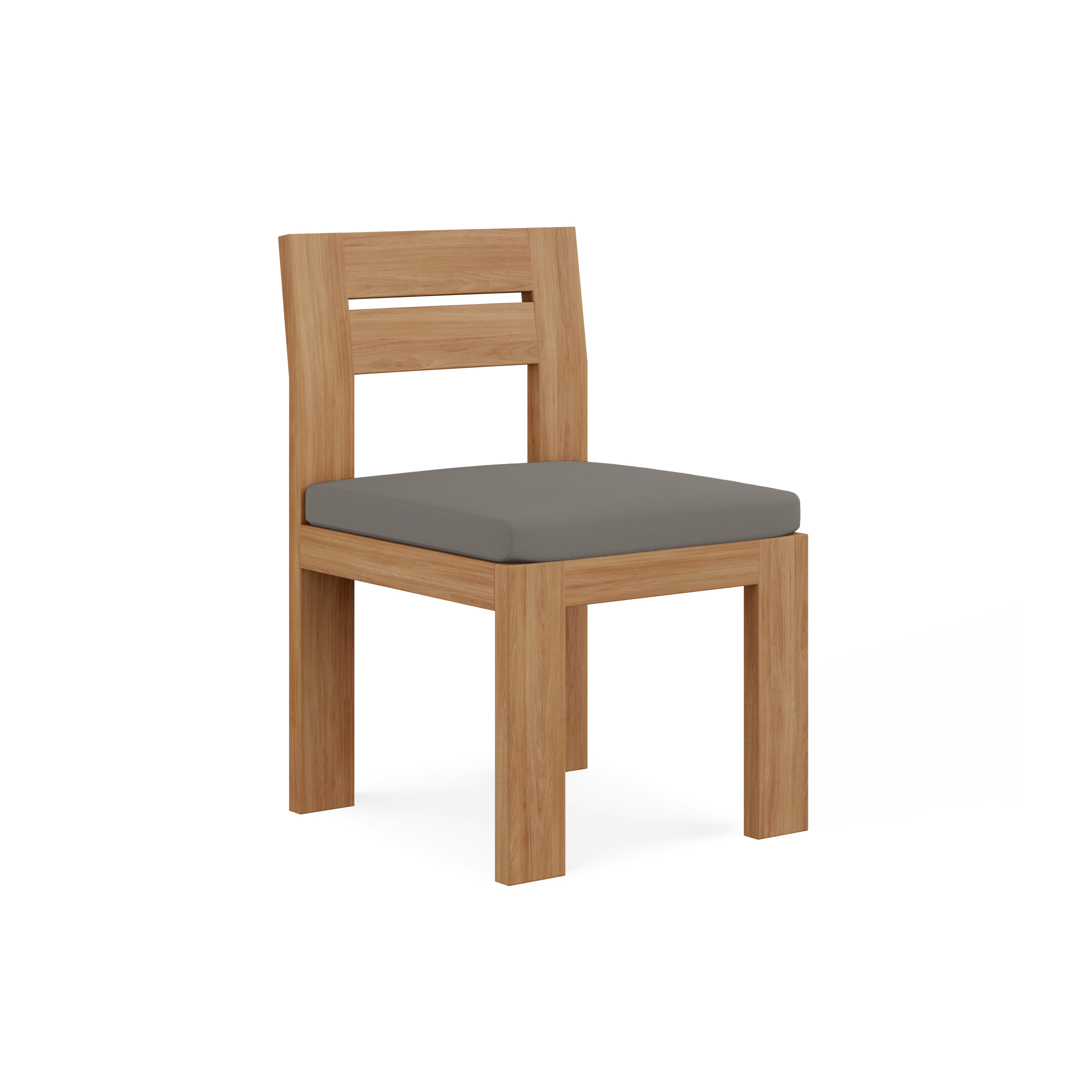 Beja Dining Side Chair#Finish_Natural Sanded#Fabric_Canvas Charcoal