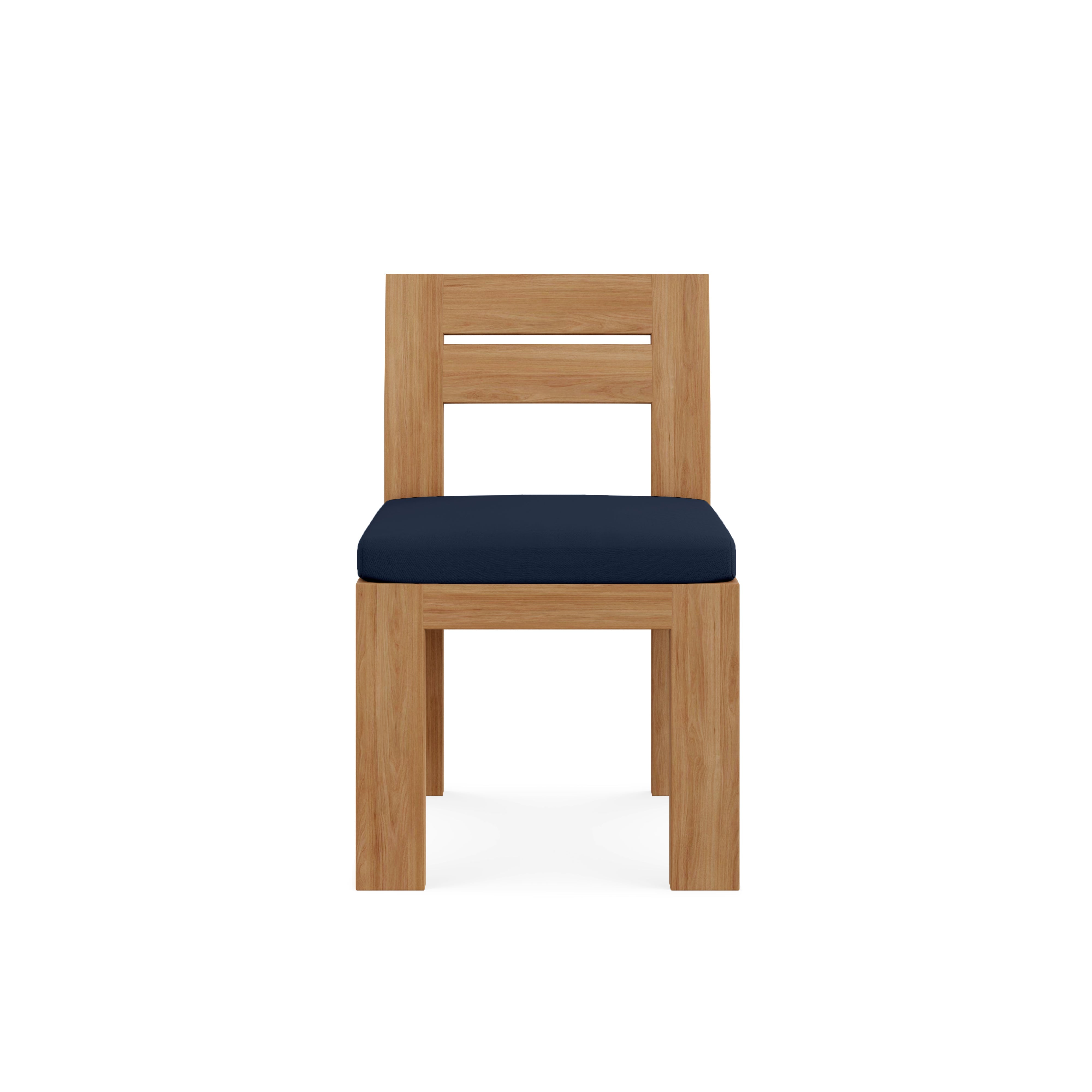 Beja Dining Side Chair#Finish_Natural Sanded#Fabric_Spectrum Indigo