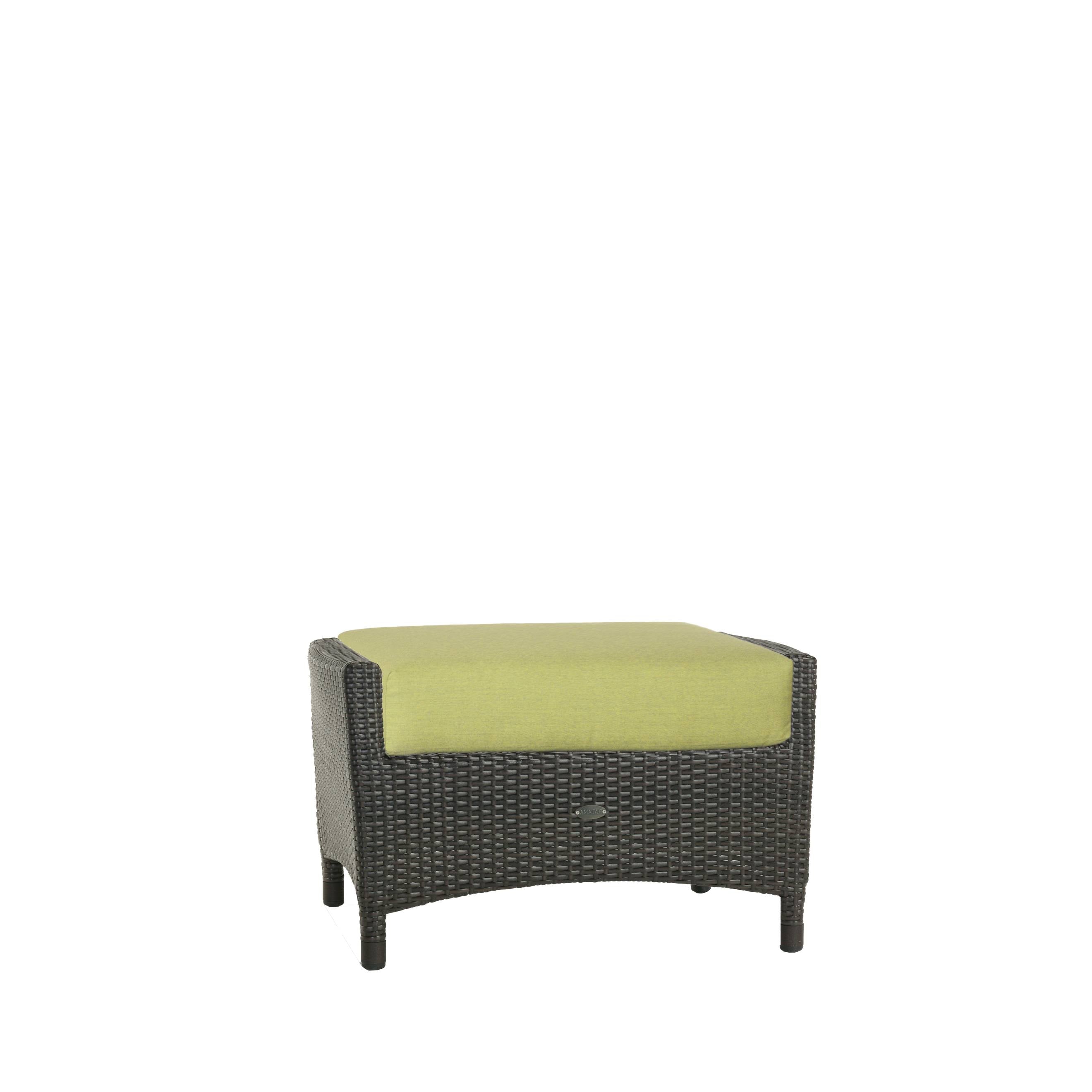 Palm Harbor Wicker Ottoman