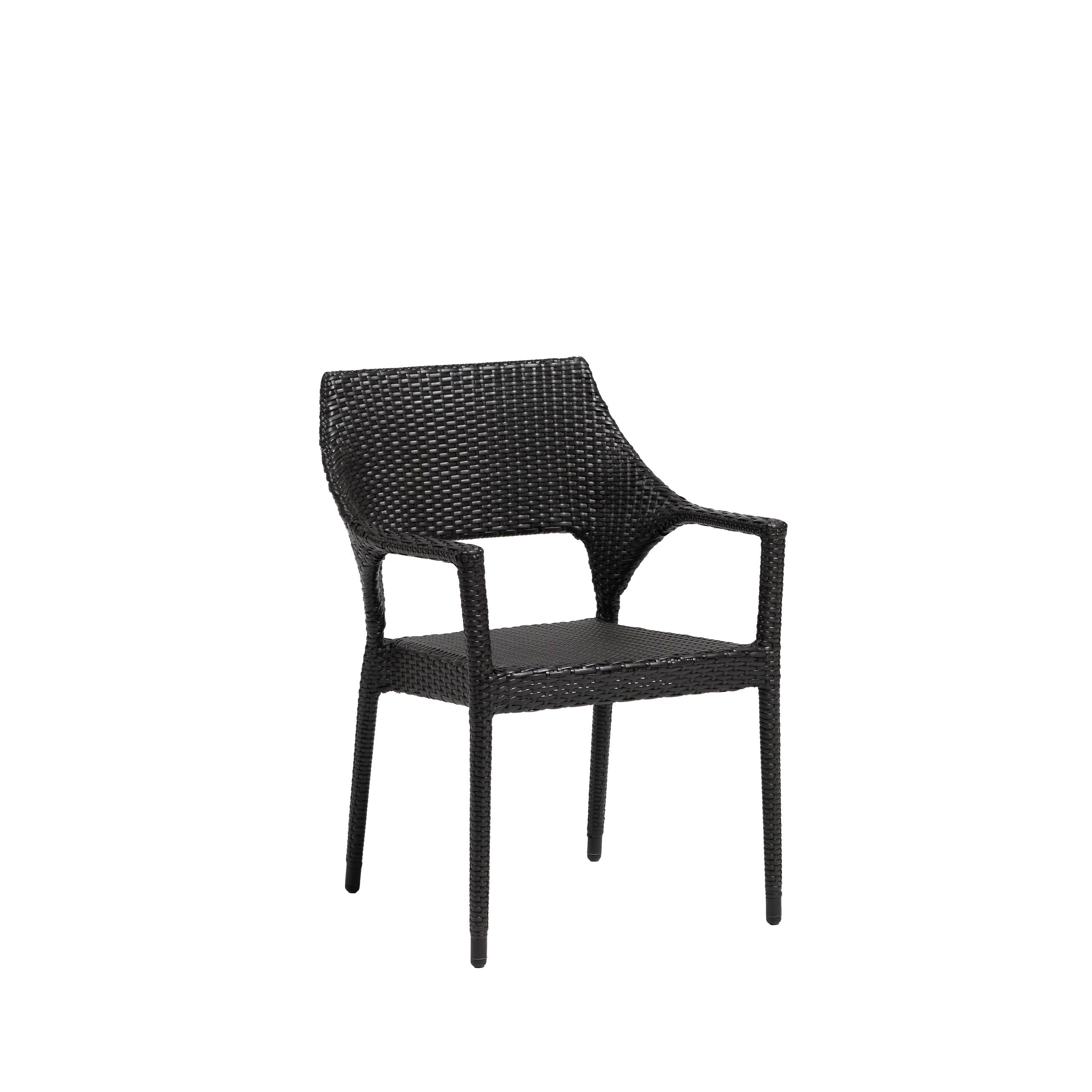 New Miami Lakes Wicker Stackable Dining Arm Chair