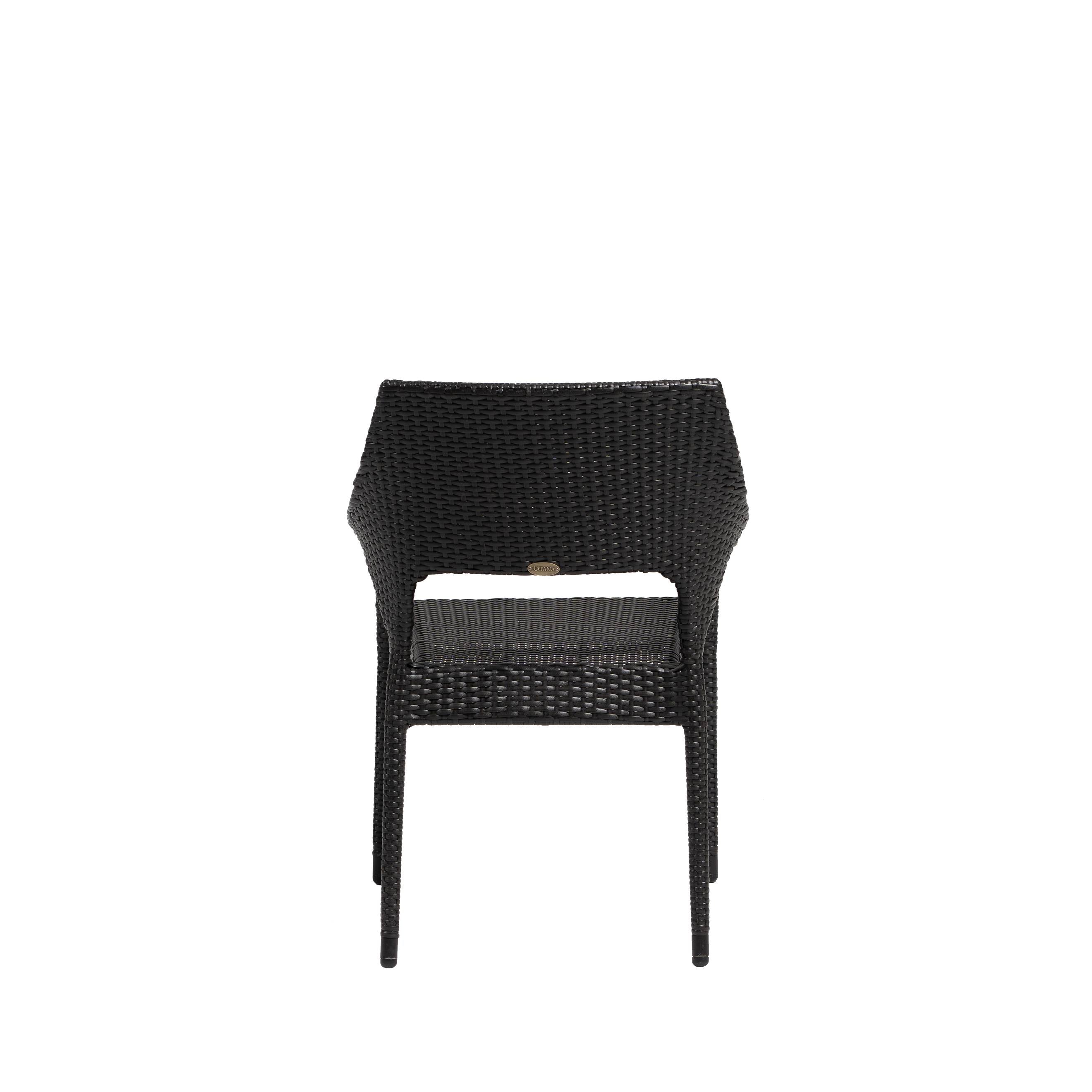 New Miami Lakes Wicker Stackable Dining Arm Chair