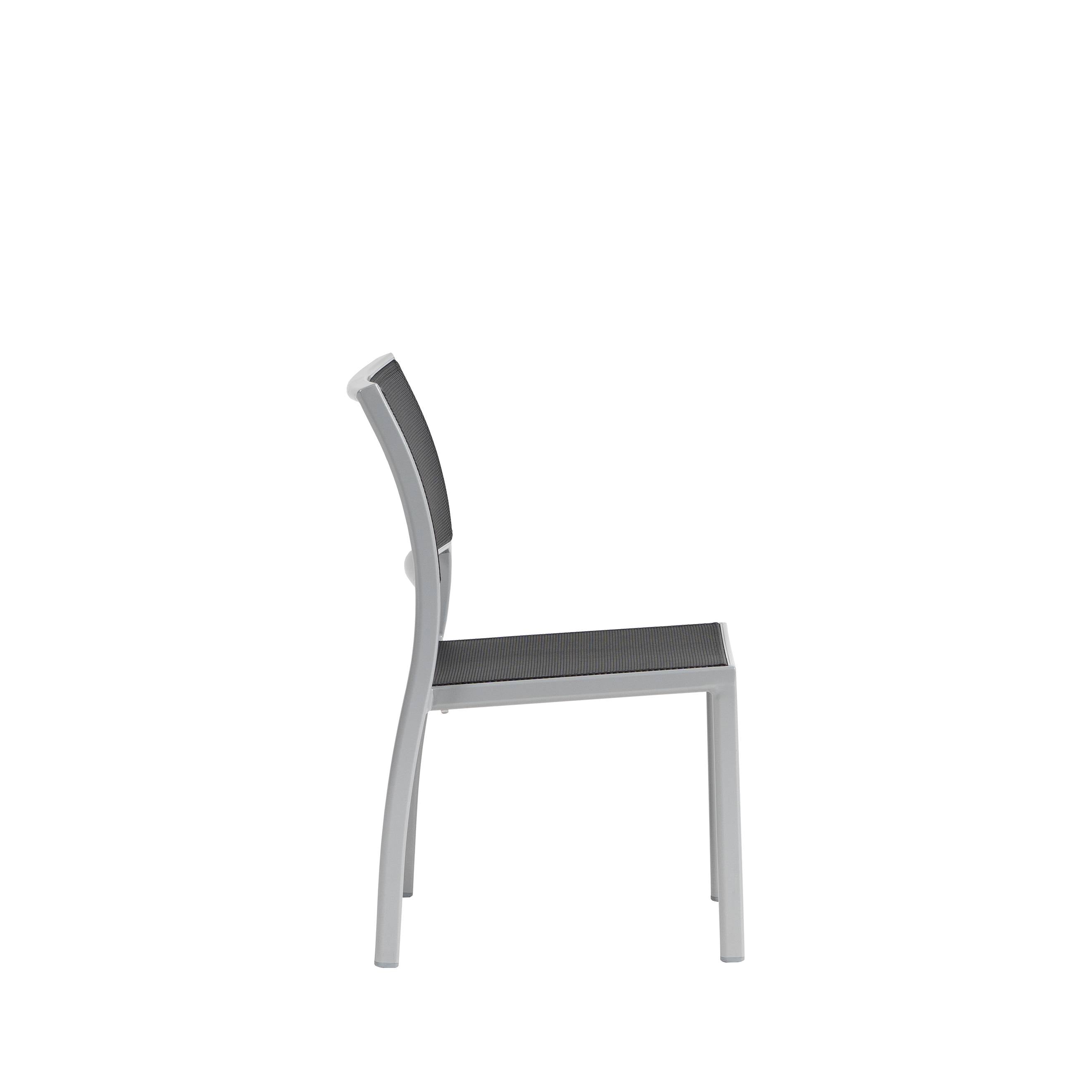 New Roma Sling Stackable Dining Side Chair