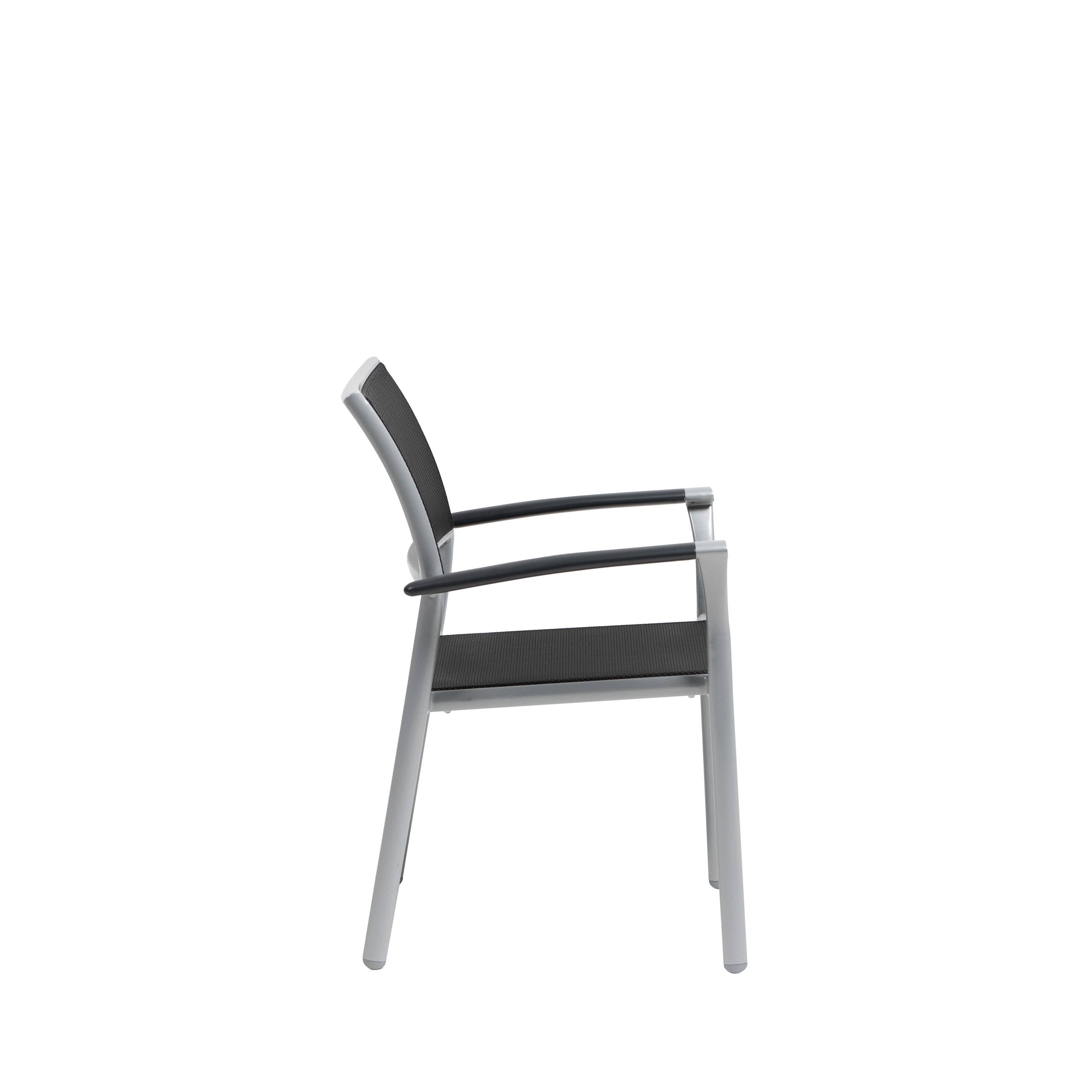 New Roma Sling Stackable Dining Arm Chair