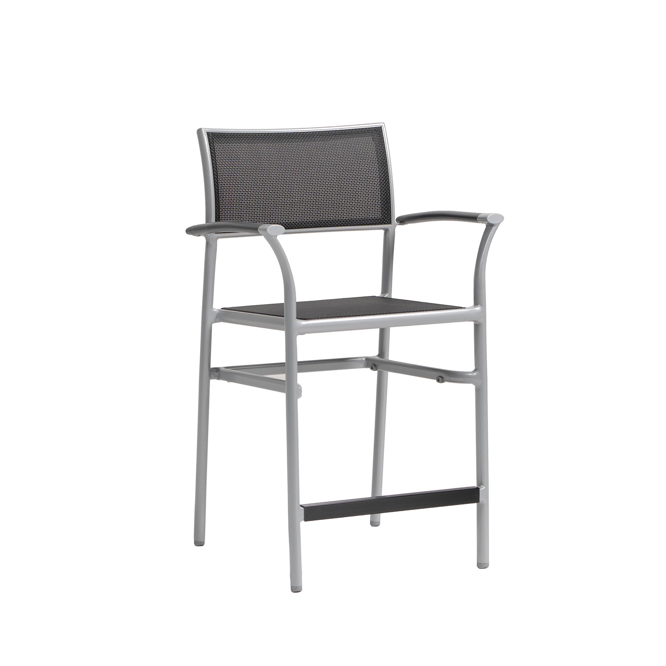 New Roma Stackable Sling Bar Stool w/ Arms