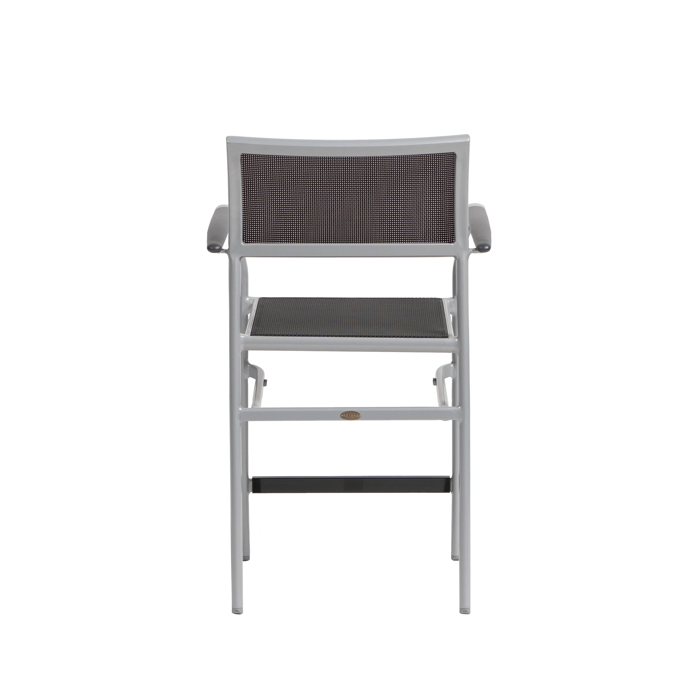 New Roma Stackable Sling Bar Stool w/ Arms