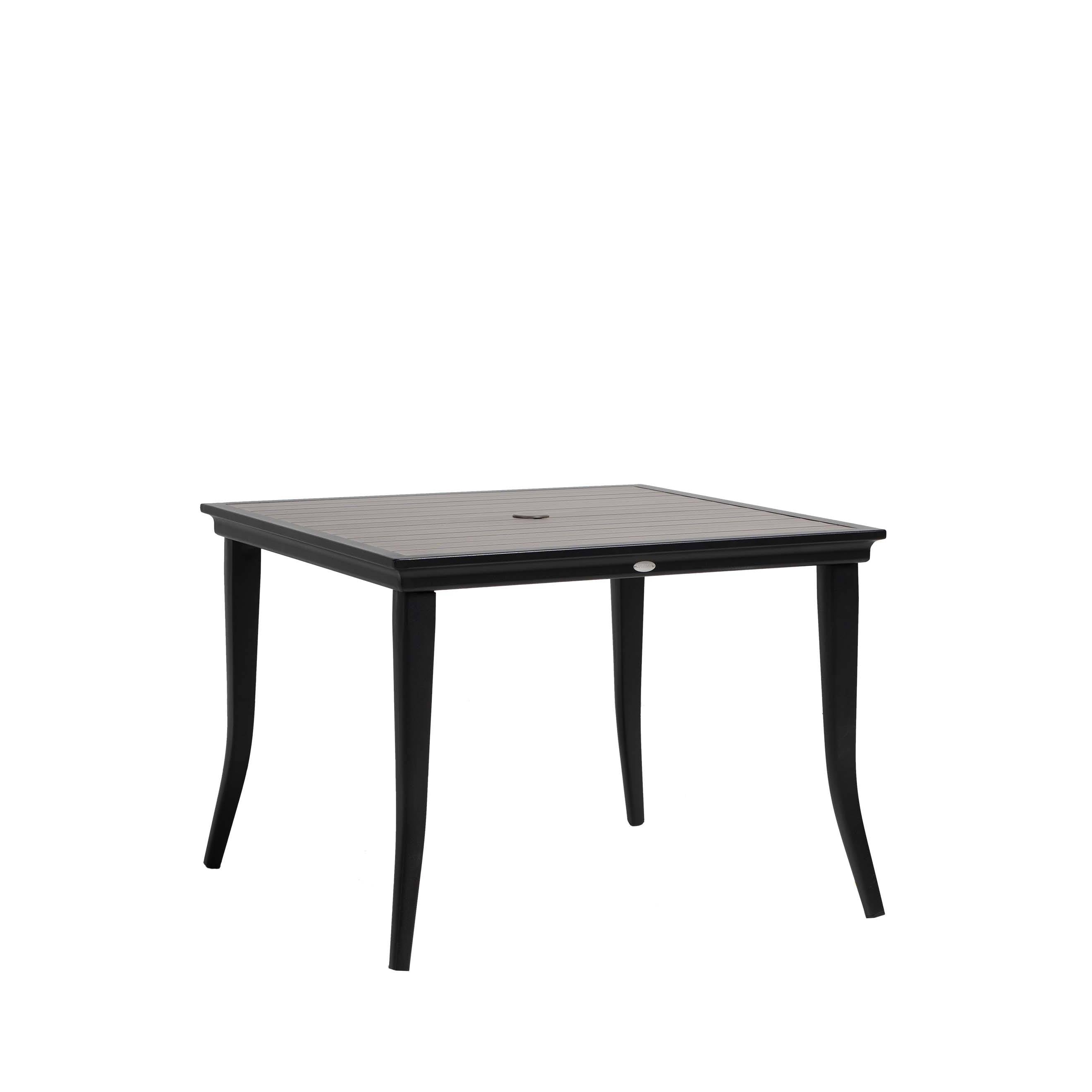 Copacabana 40" Square Dining Table with Umbrella Hole