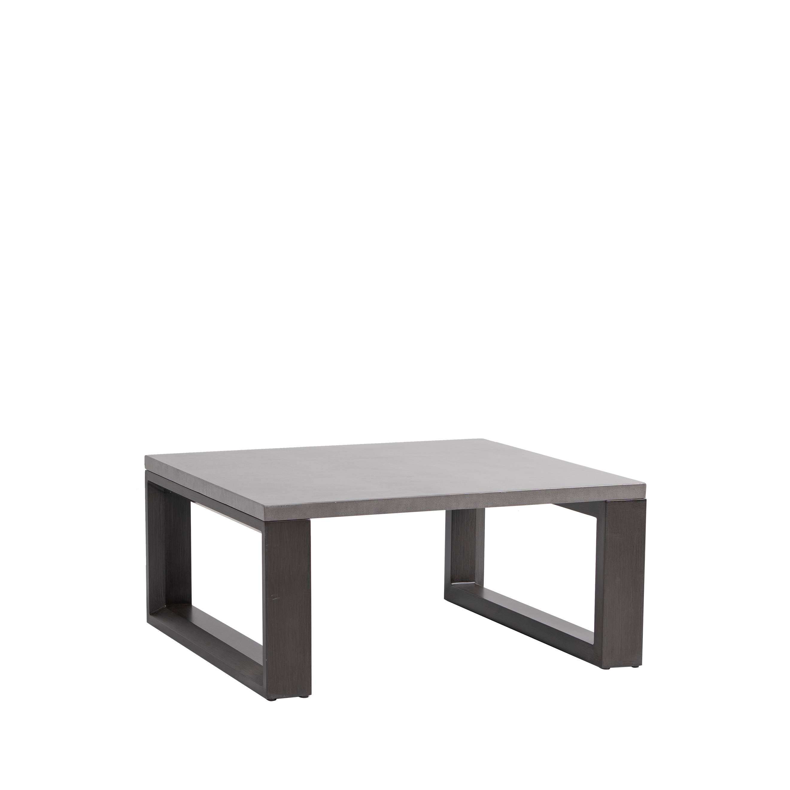 Element 5.0 40" Sq Coffee Table w/Alum Top