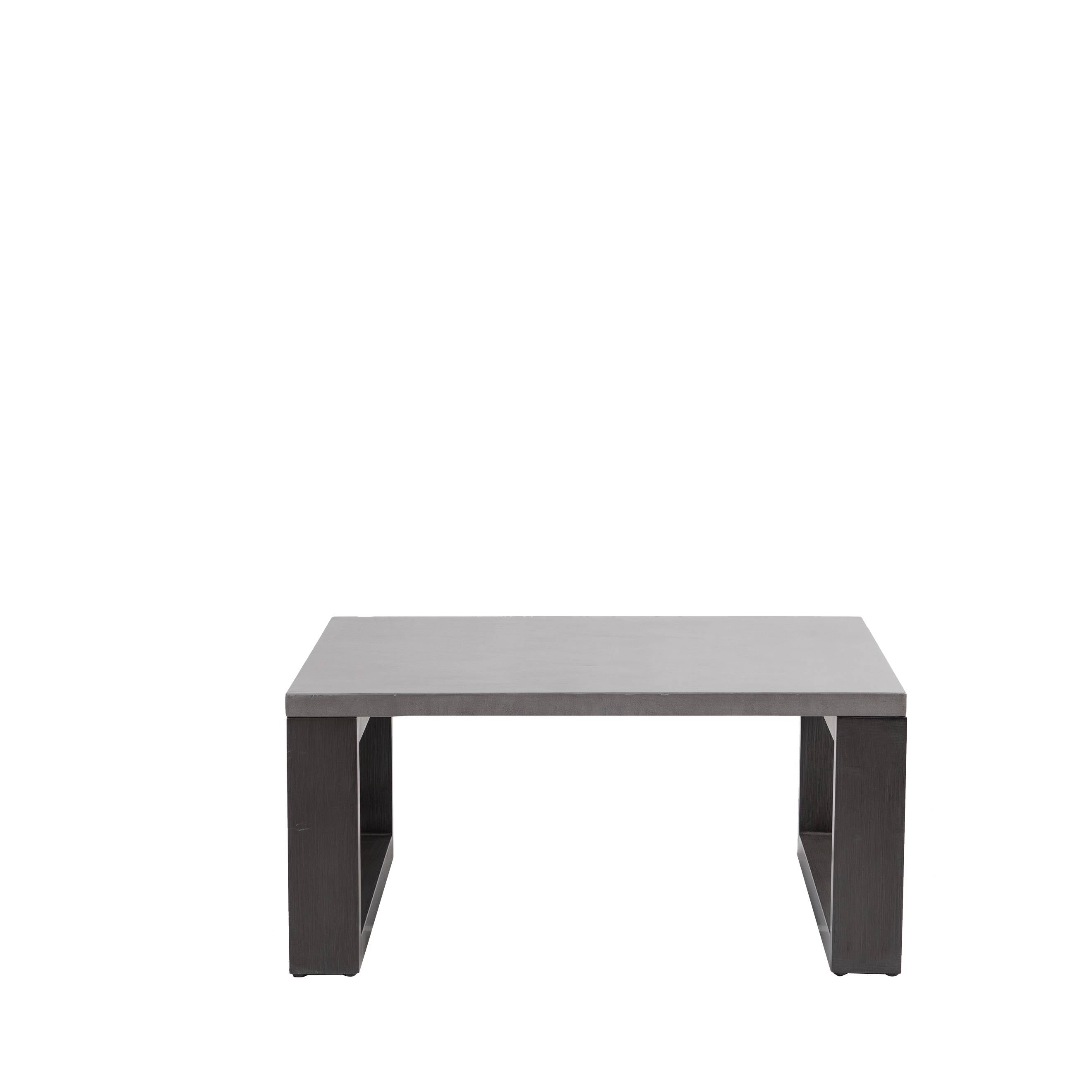 Element 5.0 40" Sq Coffee Table w/Alum Top