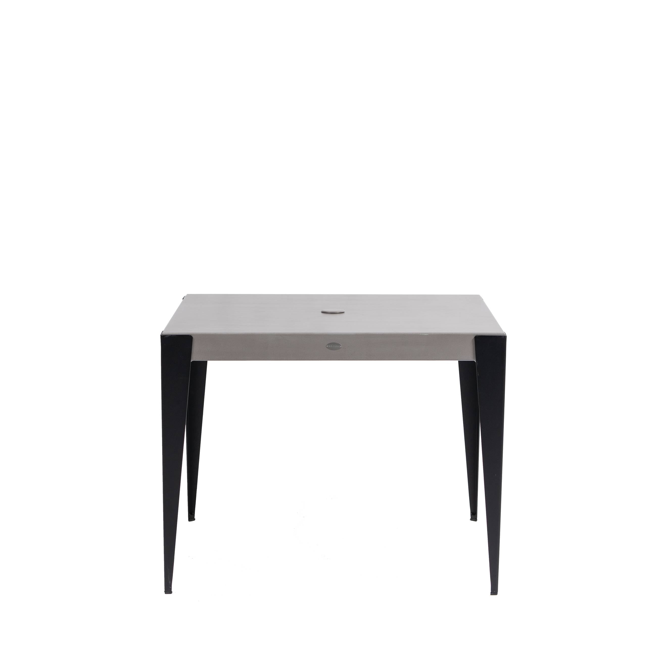 Genval 38" Square Dining Table w/Umbrella Hole