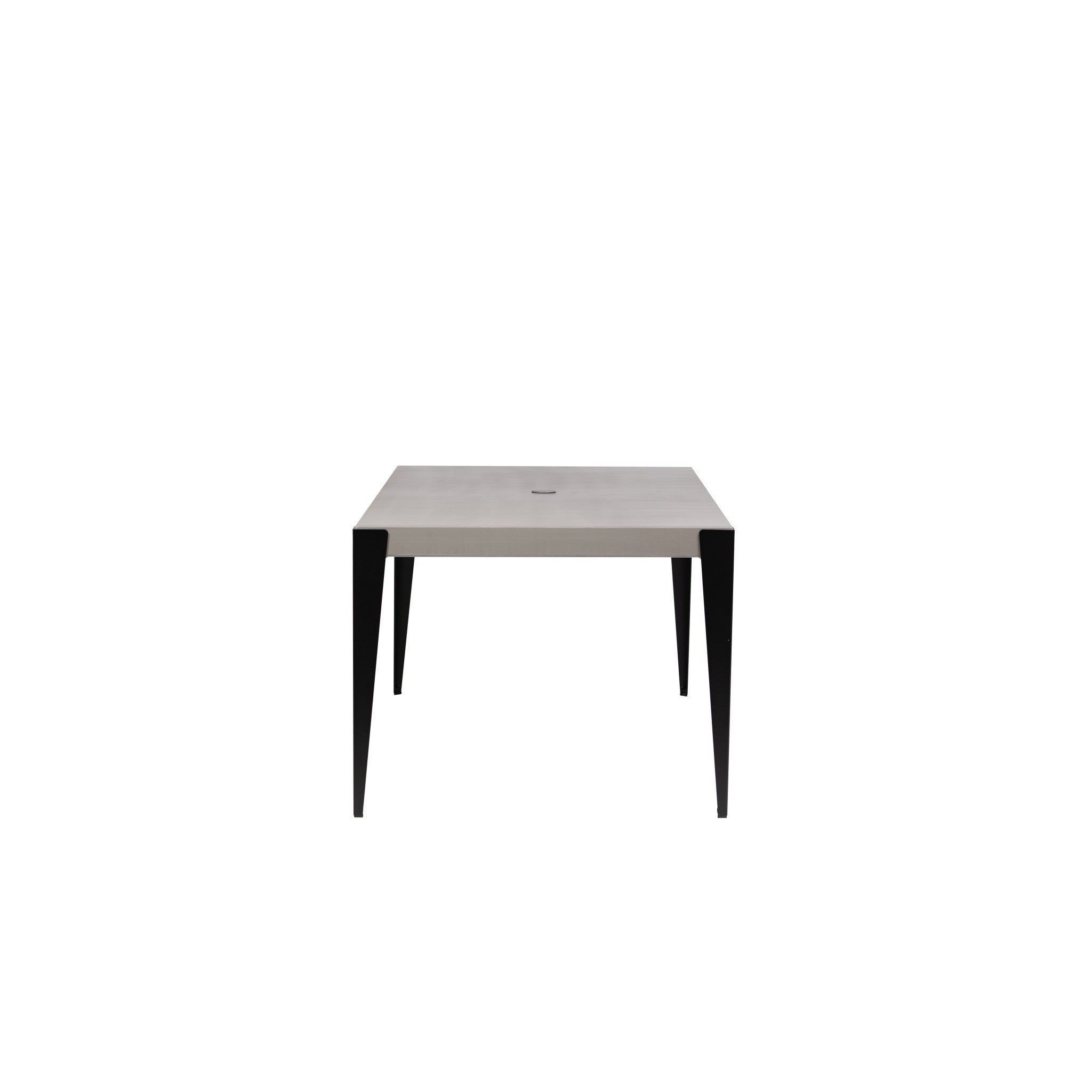 Genval 84.5" x 38" Rectangular Dining Table w/ Umbrella Hole