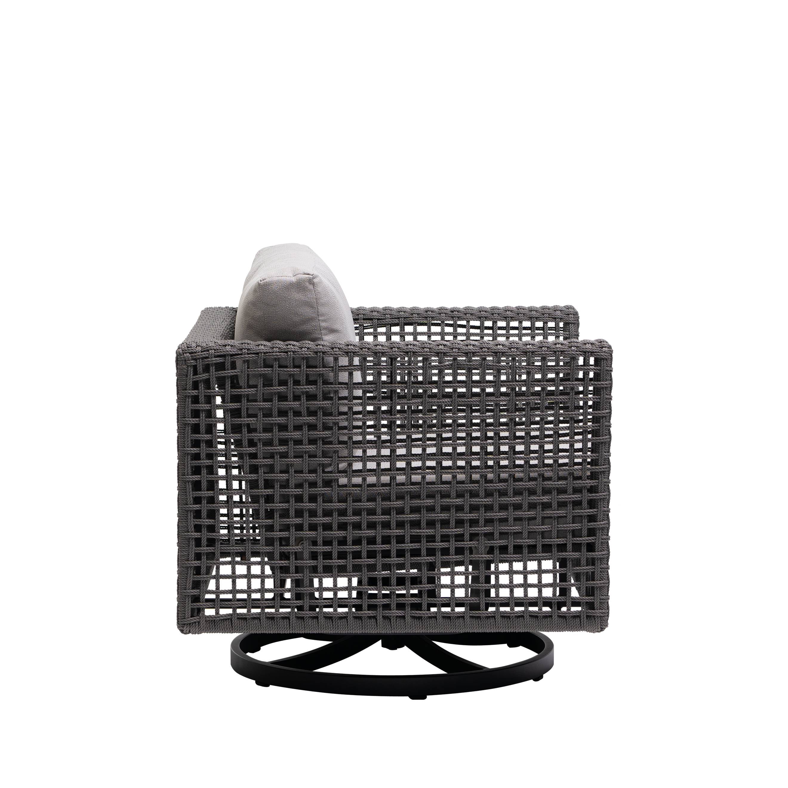 Genval Swivel Gliding Club Chair